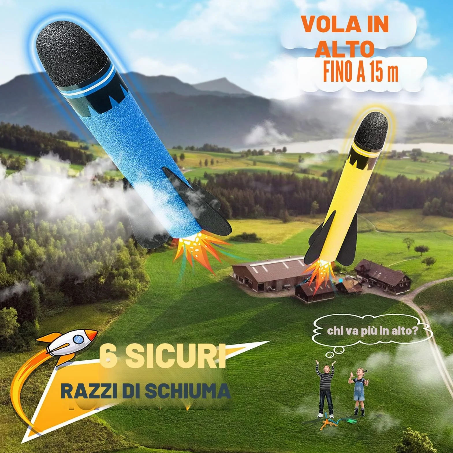 DejaNard Giocattoli per Razzi Spaziali, Giochi di attività per Bambini