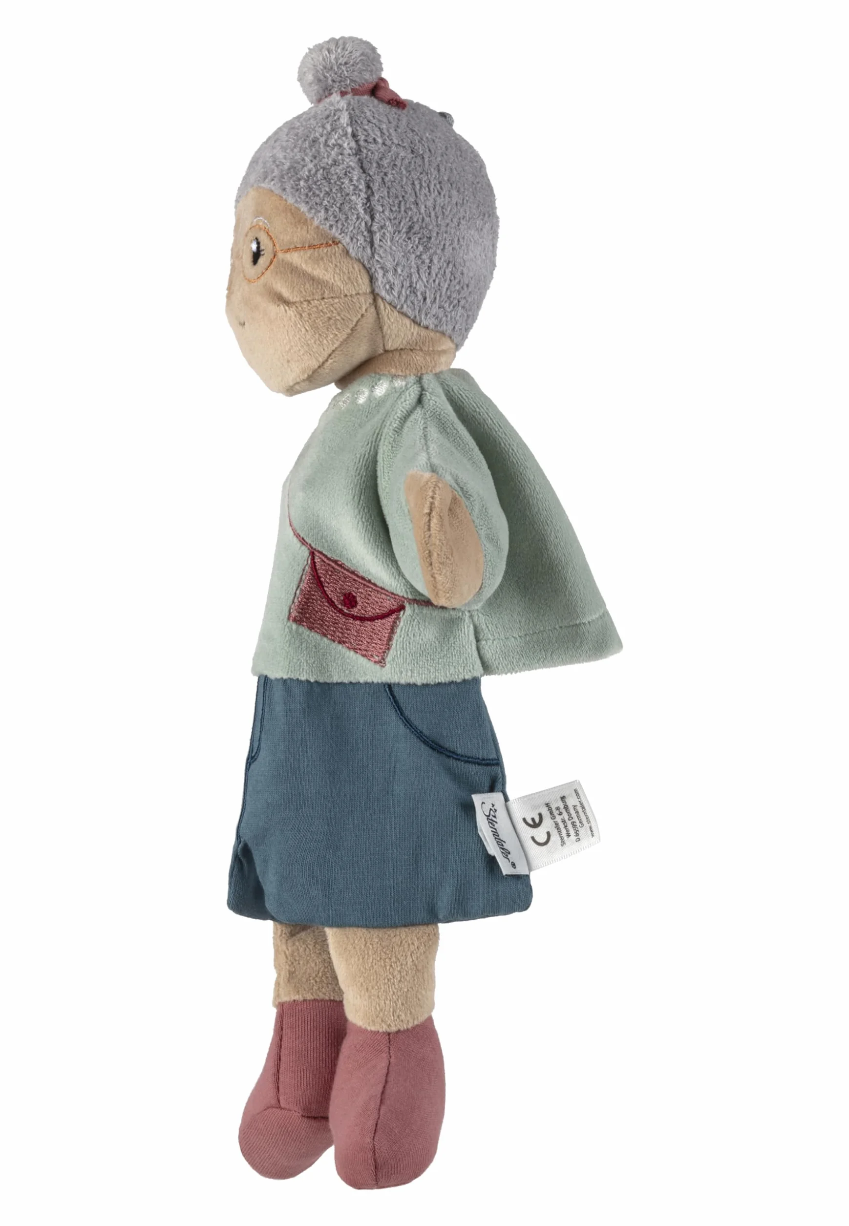 Sterntaler Marionetta a mano nonna – giocattolo morbido per bambini per teatro delle marionette, raccontare, coccole e promozione della voce, perfetto compagno di gioco e idea regalo, multicolore