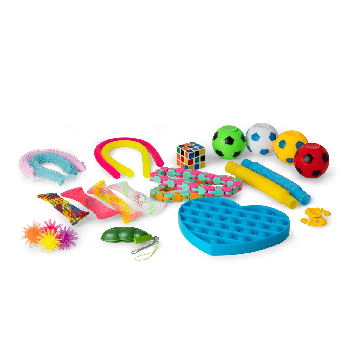 HGL Fidget Box, SV21083, per bambini dai 3 anni in su, 24 pezzi, motivi e colori assortiti