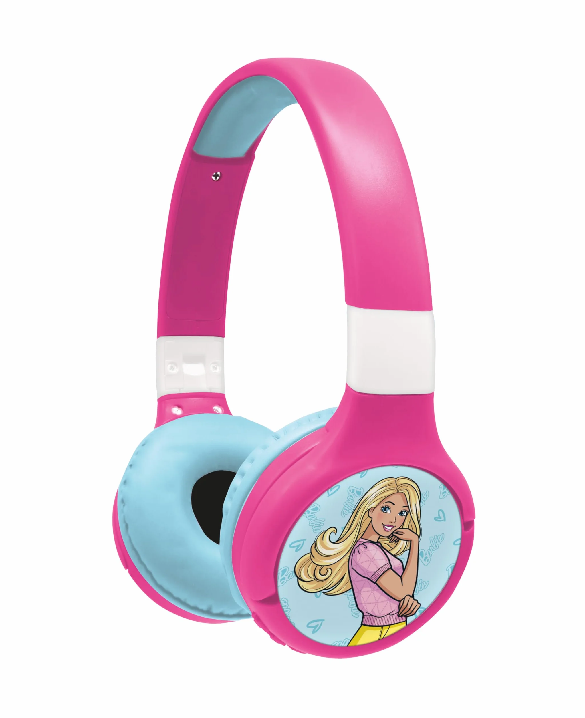 Lexibook Barbie Cuffie Bluetooth 2 in 1 con microfono rosa HPBT010BB
