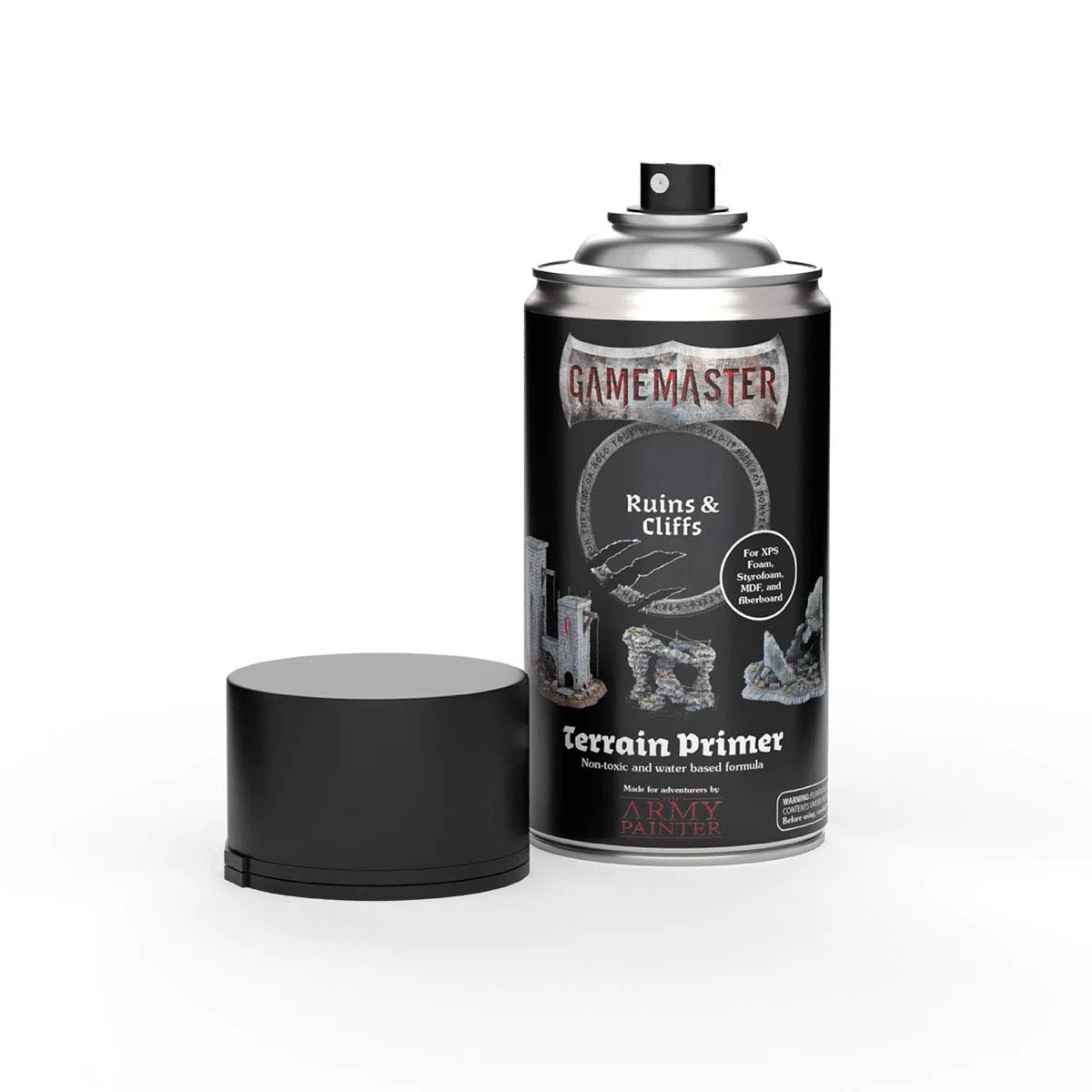 The Army Painter | Terrain Primer | Ruins & Cliffs | 300 ml | Vernice Acrilica Spray per Giochi di Ruolo da Tavolo | Wargames | Creazione di Scenari in Miniatura