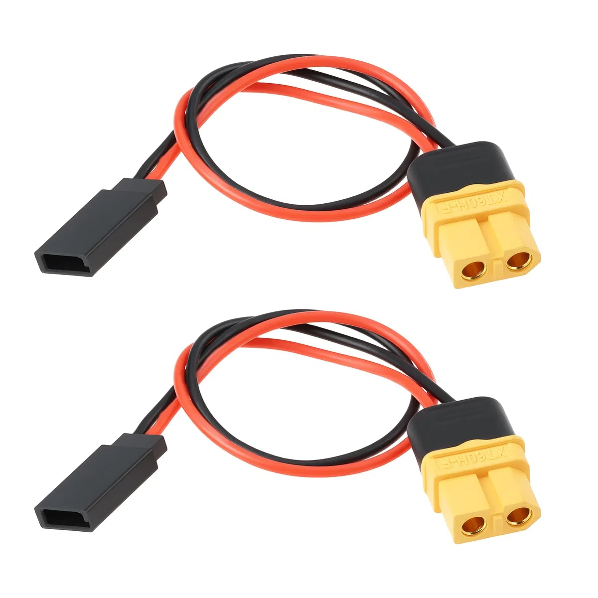 2Pcs XT60 Socket a Futaba Cavo di Ricarica 20cm 20AWG per Drone RC Modello Batteria