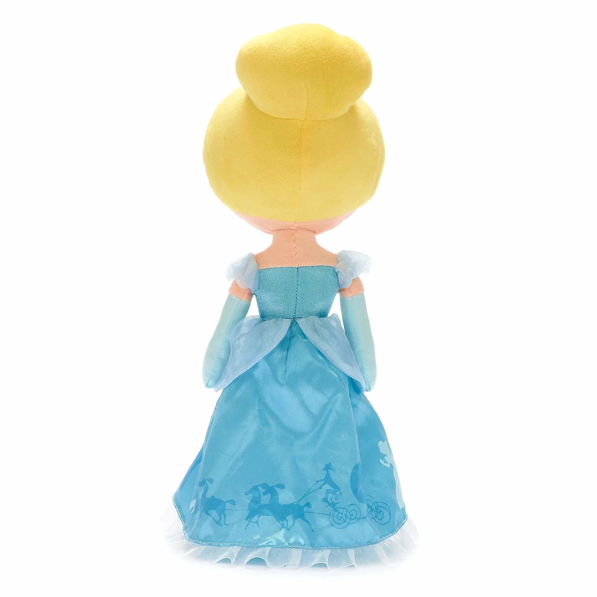Disney Store bambola ufficiale di peluche per bambini Cenerentola, 37 cm, personaggio classico in peluche in abito iconico, dettagli ricamati e finitura morbida al tatto