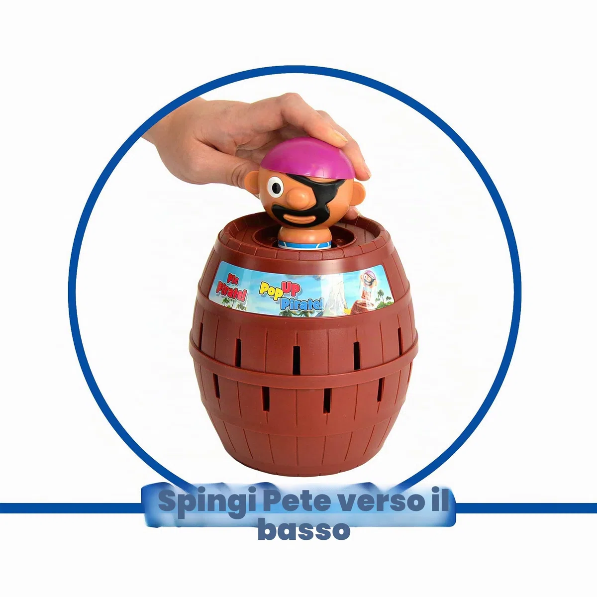 Tomy - Pop Up Pirate Bambini Gioco Di Abilità Fino-Motorie, T7028A1