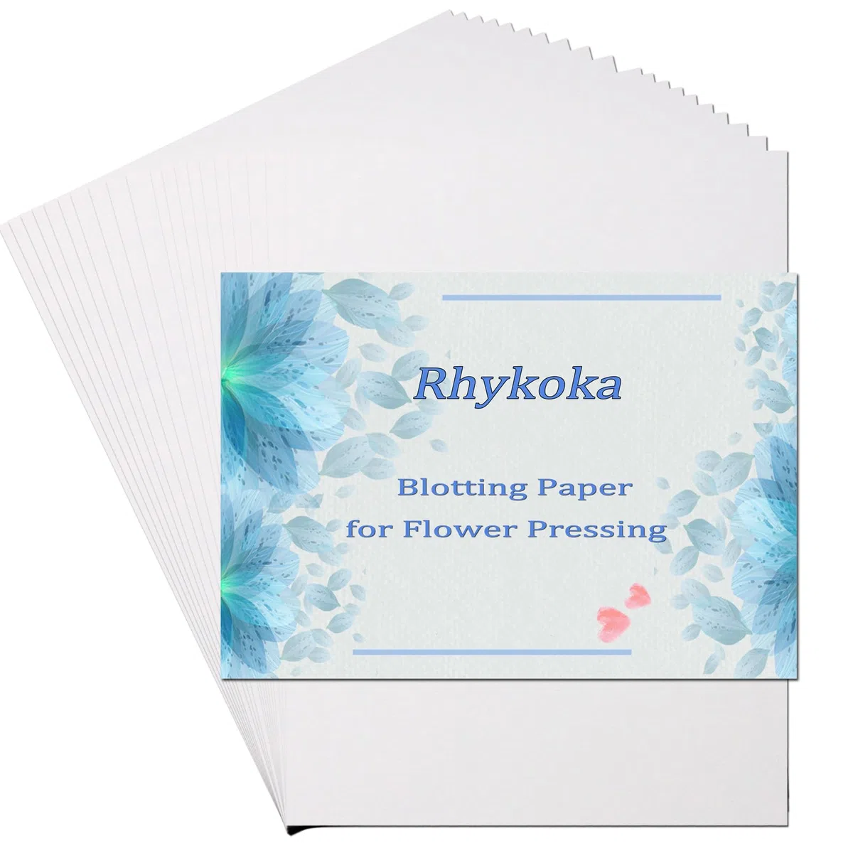 Carta assorbente per pressa per fiori, 20 fogli 20 x 26 cm, carta per erbario grande, altamente assorbente e riutilizzabile (20 x 26 cm)
