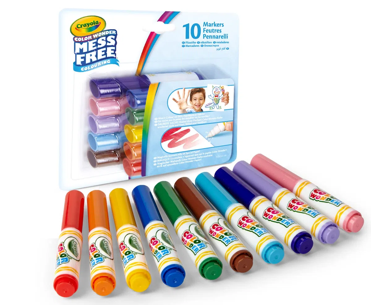 CRAYOLA - Color Wonder, Set Convenienza Colore Senza Macchia, Tema Lilo&Stitch, Attività Creativa per Bambini, età 3,4,5 Anni, 7502