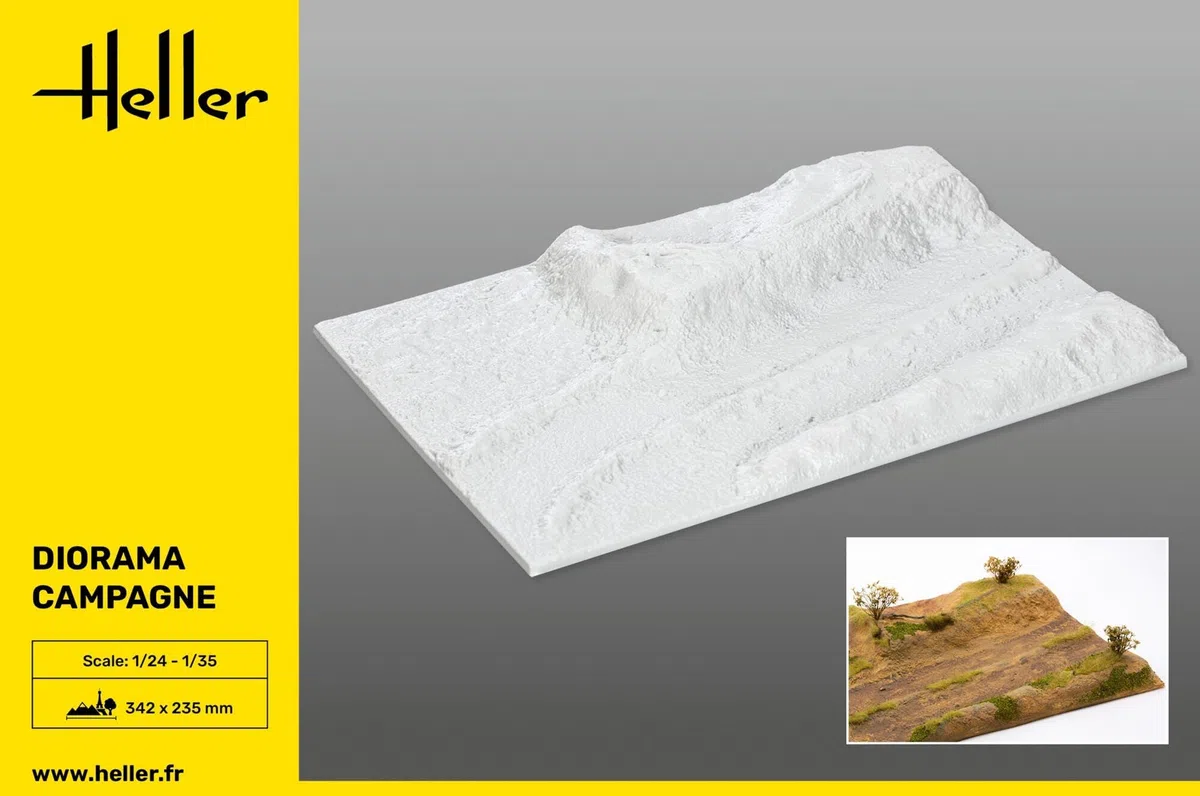 Heller 81254 - Modellino di diorama Campagne, 1/35