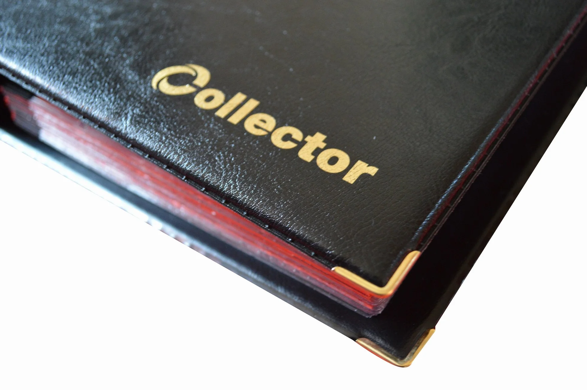 COLLECTOR Album di MONETE da Collezione, per monete di varie dimensioni - con diverse pagine munite di divisori con elenco Album per 300 monete NERO