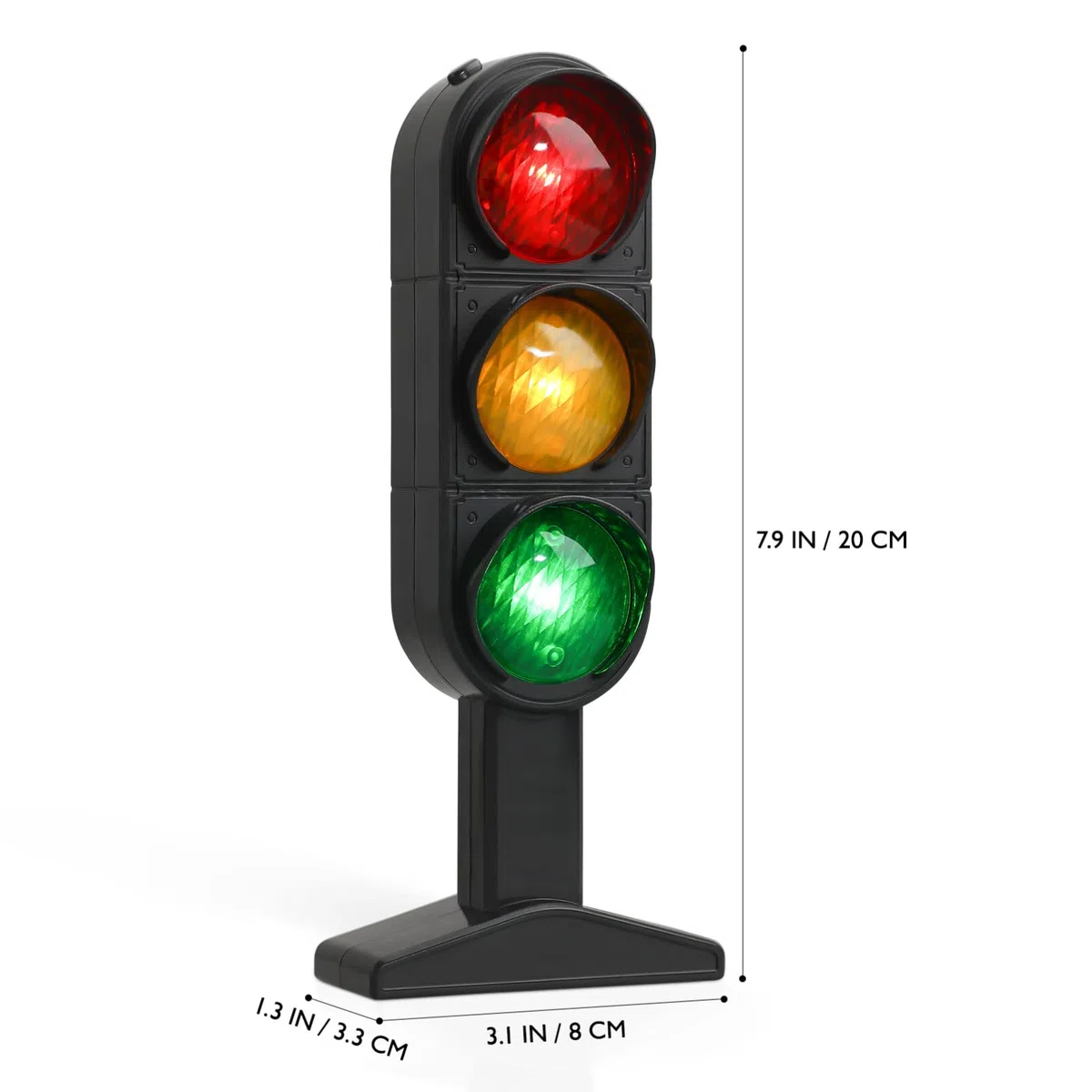 STOBOK 1Pcs Mini Semaforo Giocattolo Per Bambini Semaforo Lampada Semaforo Modello Semaforo Giocattolo Precoce Educazione Alla Sicurezza Pretend Play Playset Regali Di Compleanno Per