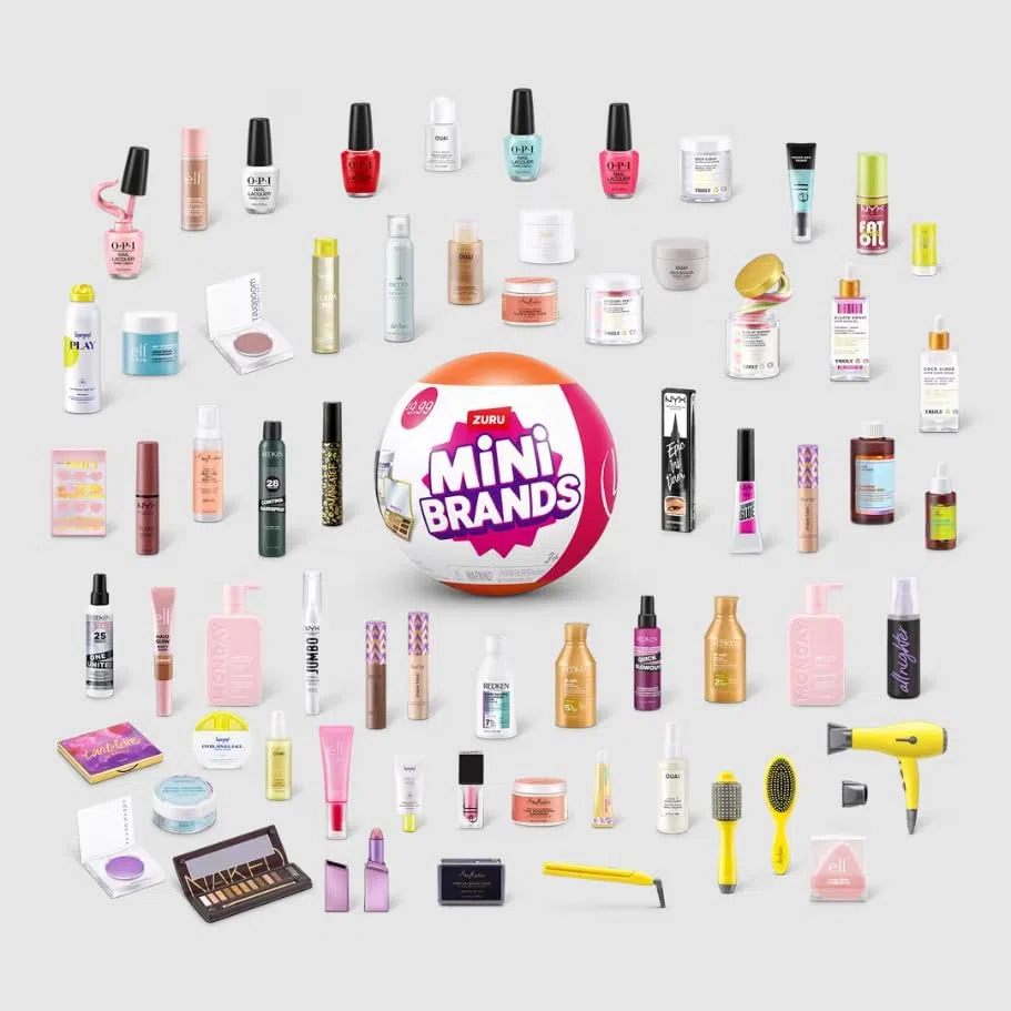 Mini Brands Ulta Beauty Series 1: 5 Miniature Beauty Products Replicas, Mystery Capsule, Unisex, all Ages