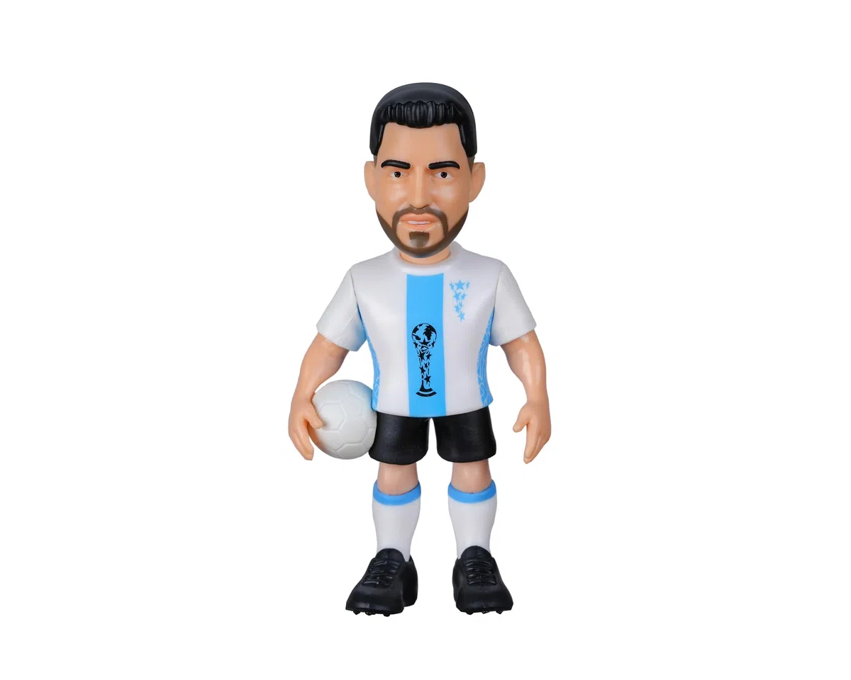 MINIX - Football Legends - Coppa del Mondo delle Leggende #114 - Argentina - Agüero - Personaggio da collezione 12 cm