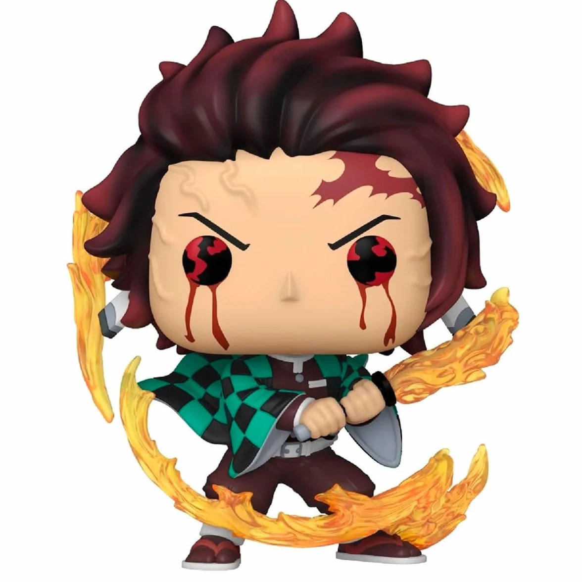 Funko Pop! Animation: DS - Tanjiro Kamado - (Sun Breathing) - Demon Slayer - Figura in Vinile da Collezione - Idea Regalo - Merchandising Ufficiale - Giocattoli per Bambini e Adulti - Anime Fans