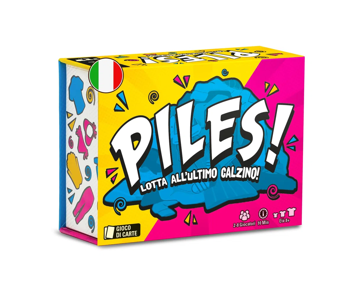 Asmodee PILES - Gioco da Tavolo per Famiglia ed Amici - Party Game Intuitivo e Super Divertente - Gioco di Carte- Da 2 a 8 Giocatori - 8+ Anni - Italiano