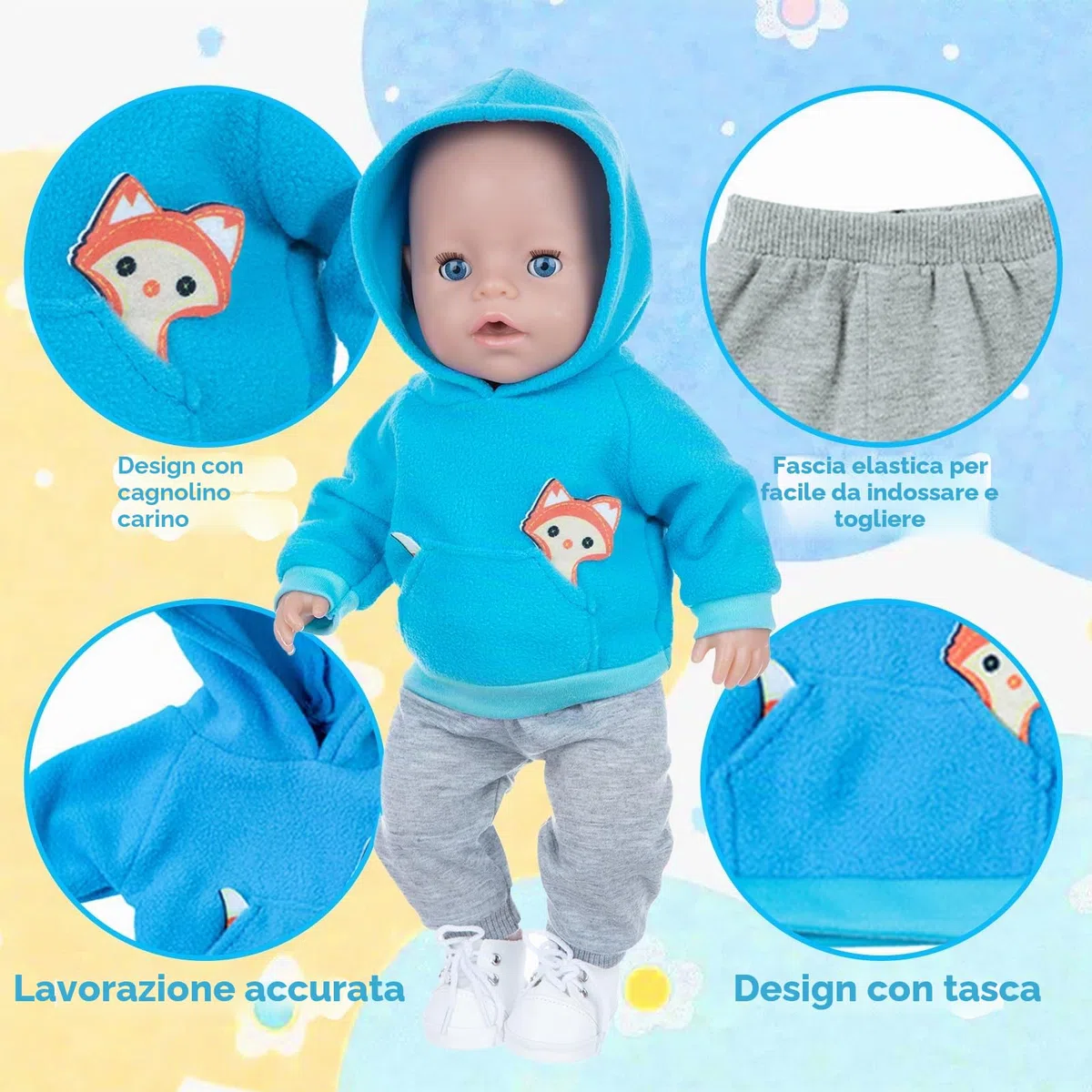 Vestiti per Bambole 35-45cm/14-17in