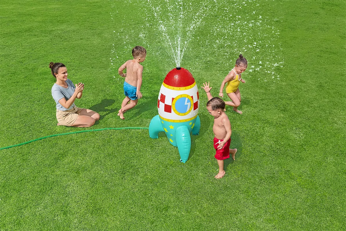 Bestway 52572 Gioco con spruzzini gonfiabile Space Blast