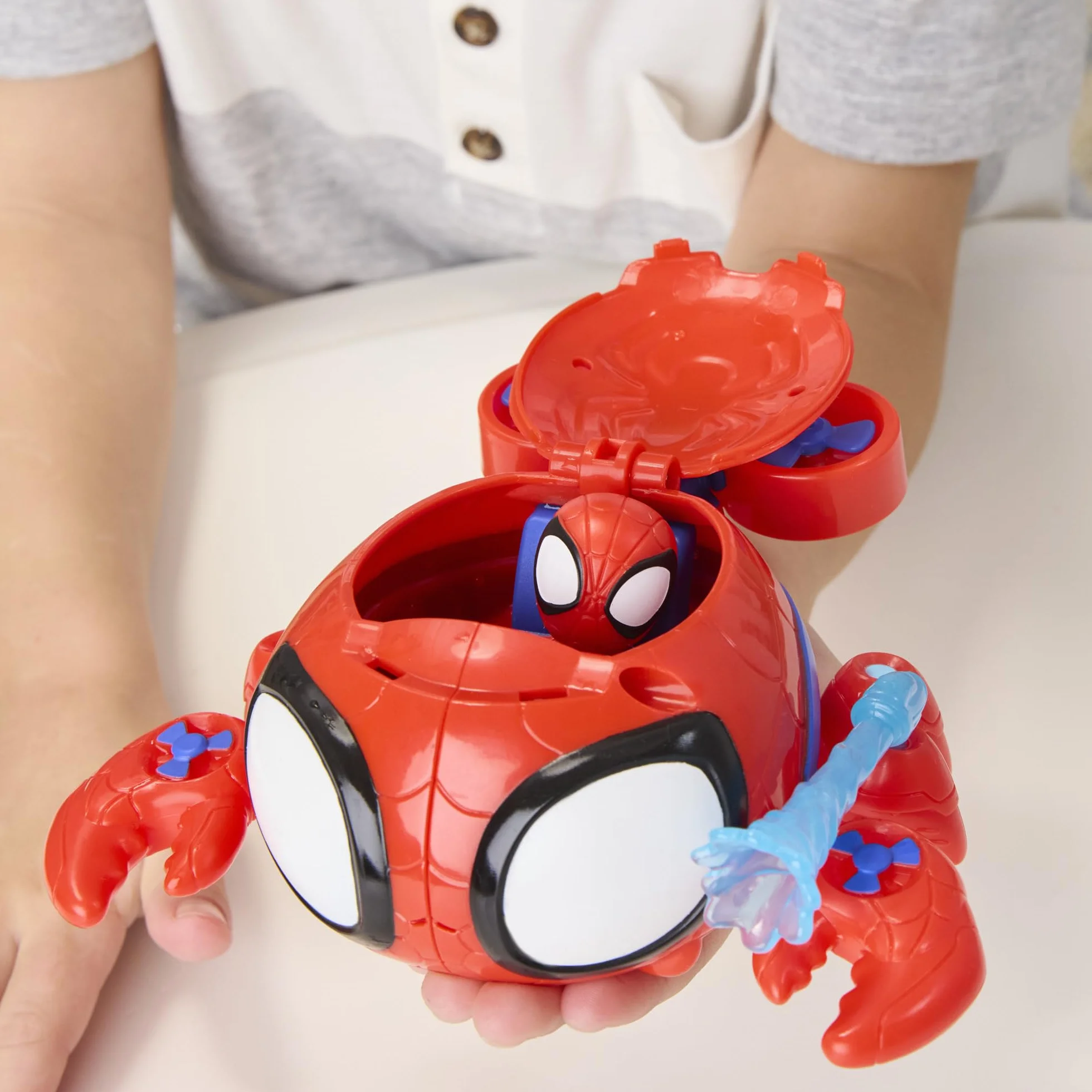 Hasbro Marvel, Spidey e i suoi fantastici amici, Water-Webs, sottomarino giocattolo Spider Crab