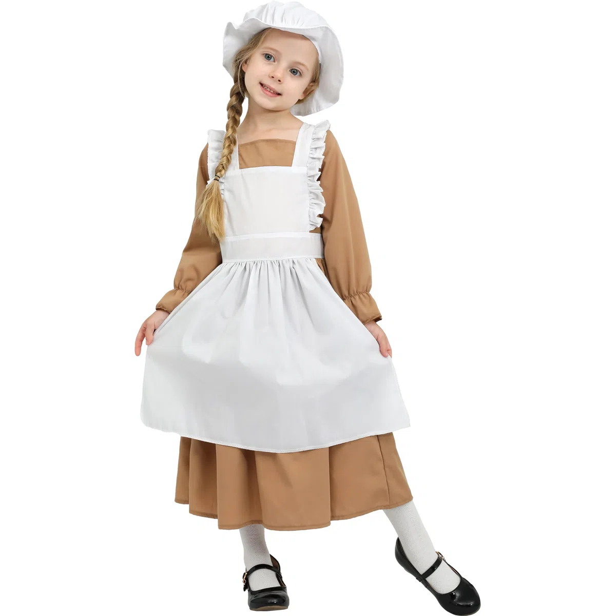 Sincere Party Costume Vittoriano della Ragazza Vestito di Cotone World Book Day Week Girl's Fancy Dress