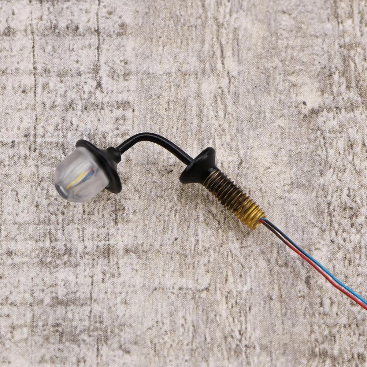 5 Pezzi Lampade Da Parete A LED Modello Lampada Da Parete Per Esterni In Scala 1:87 Sostituzione Lampione Stradale Per Modellismo Ferroviario Giardini In Miniatura Cortili Paesaggi 3V