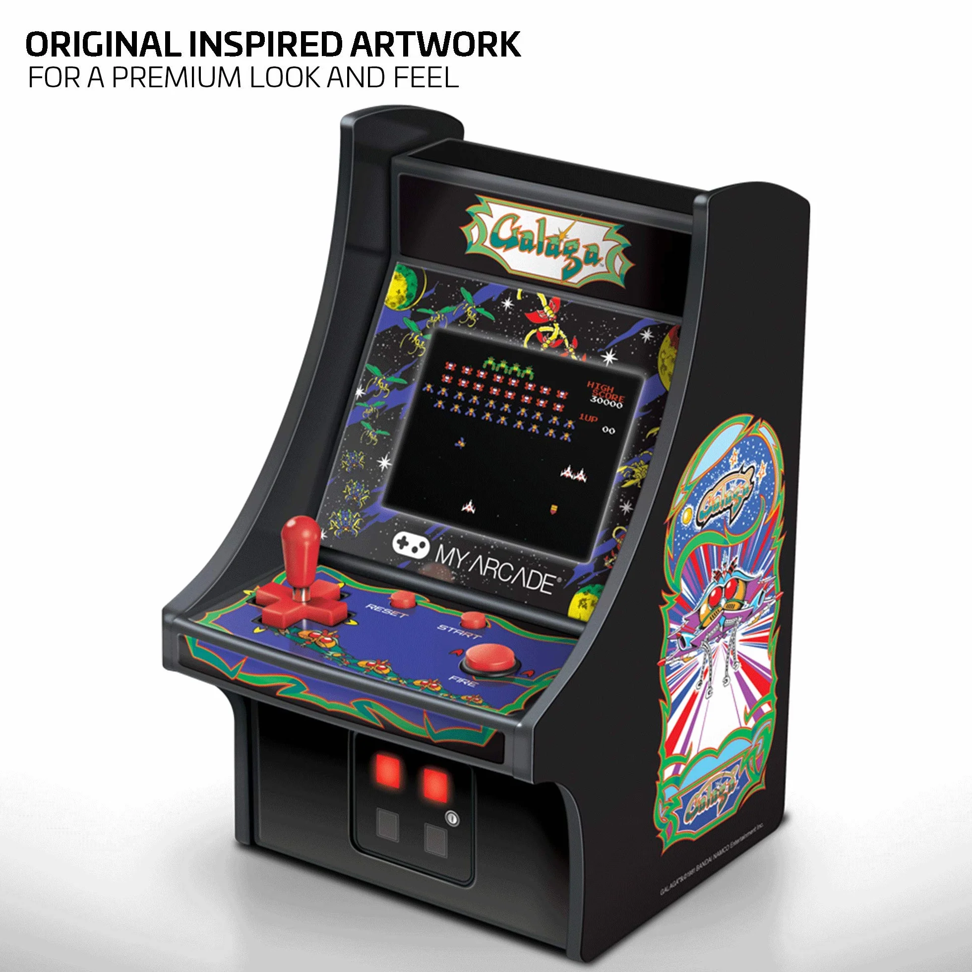 My Arcade Micro Player Galaga Retro Console One Size