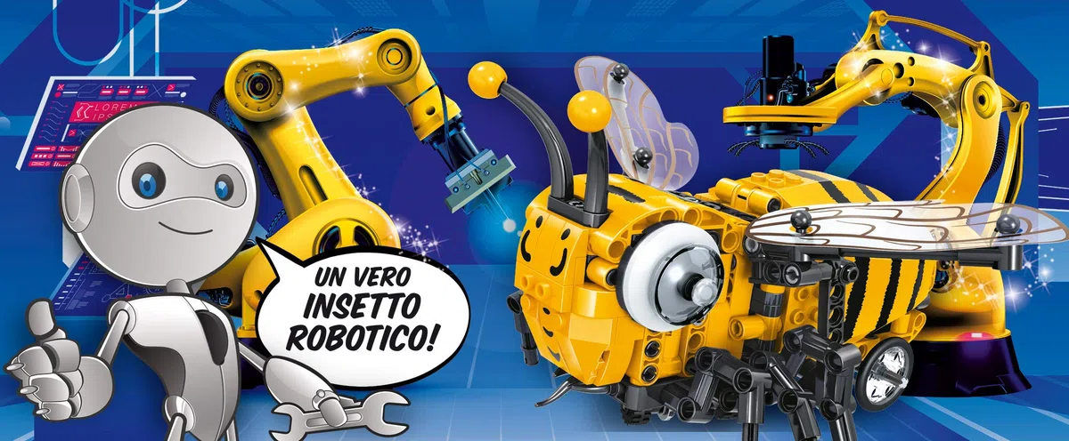 Lisciani Giochi - 77328 Gioco per Bambini Maestri di Meccanica Ape Robotica