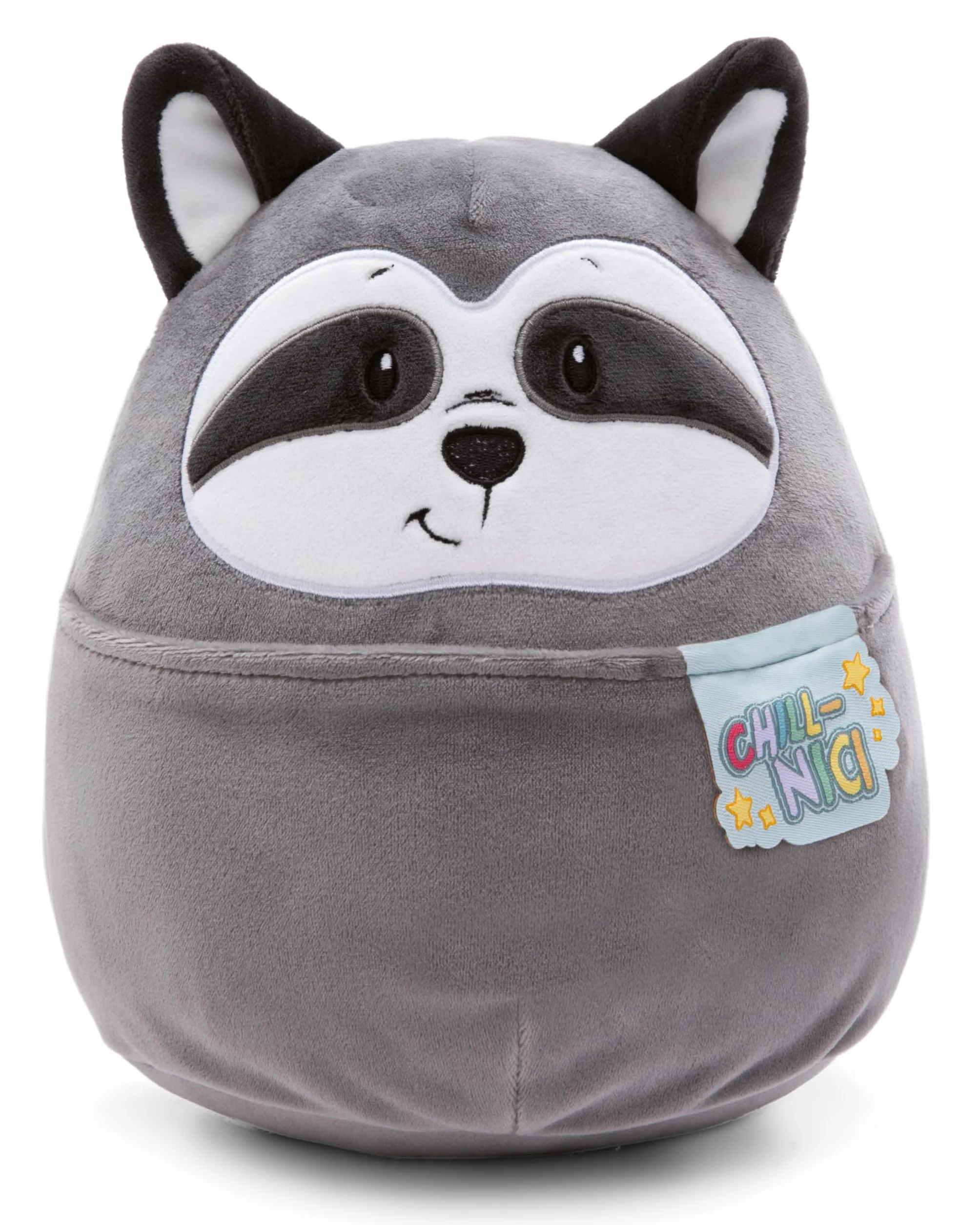 NICI peluche Chill-NICI procione 20cm - Soffice peluche procione con coda per bambine, bambini e neonati, Peluche coccoloso - 49884