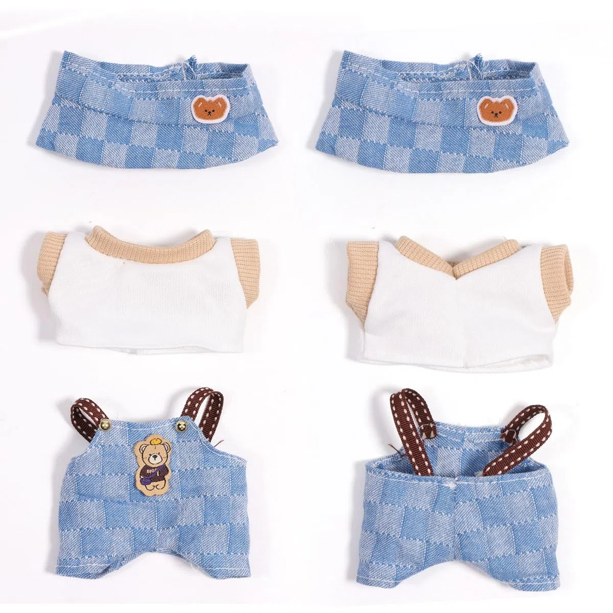AICase per vestiti Labubu/per abiti Labubu, set di vestiti per bambola Lububu da 17 cm, set di 3 pezzi di abbigliamento per LA BUBU, accessori eleganti e adorabili per bambole (senza bambola) (D_Style