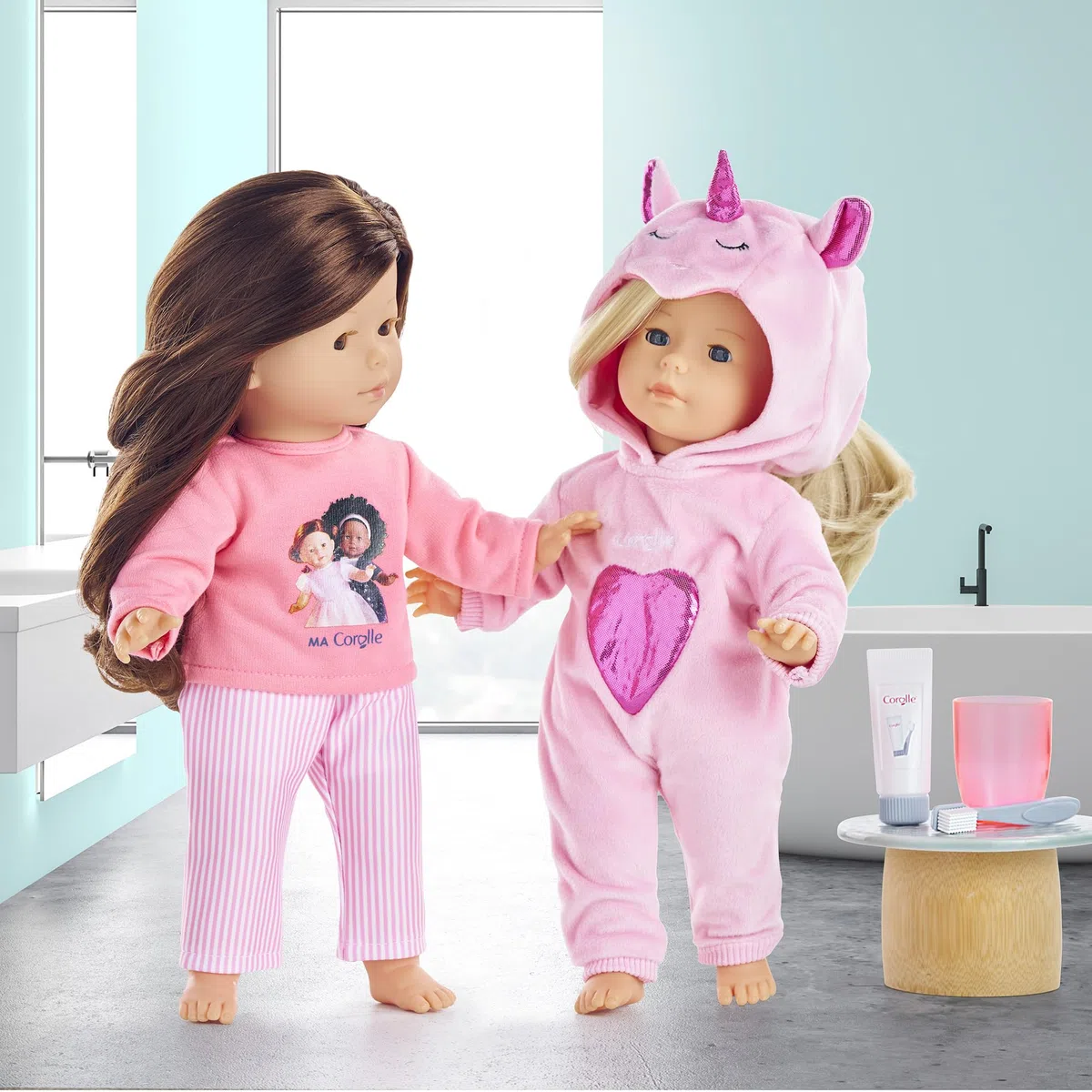 Ma Corolle 9000212930 Pigiama Unicorno Rosa Abbigliamento Bambola Ma Corolla, 36 cm dai 3 anni