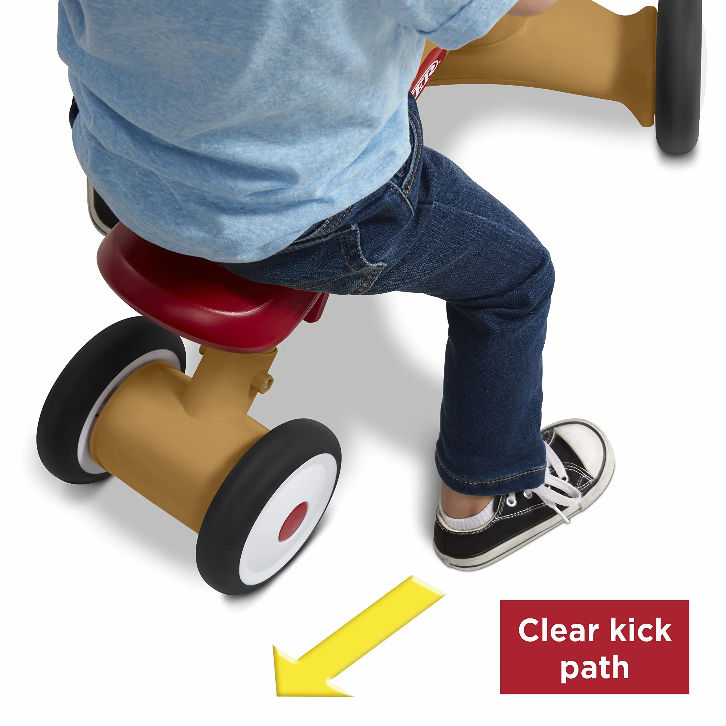 Radio Flyer Lil' Racers: Percy il Pony, giocattolo cavalcabile per bambini da 1 a 3 anni