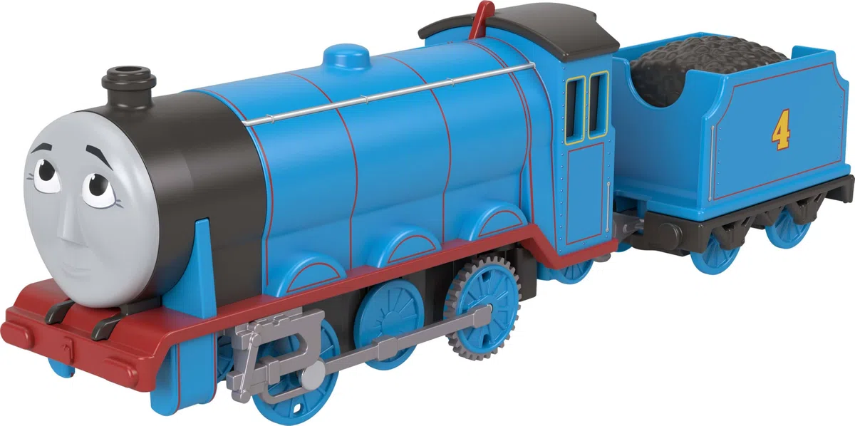 Il Trenino Thomas - Gordon, locomotiva e vagone merci in metallo motorizzati con alimentazione a pile, personaggio della serie Classica, giocattolo per bambini, 3+ anni, JGF96