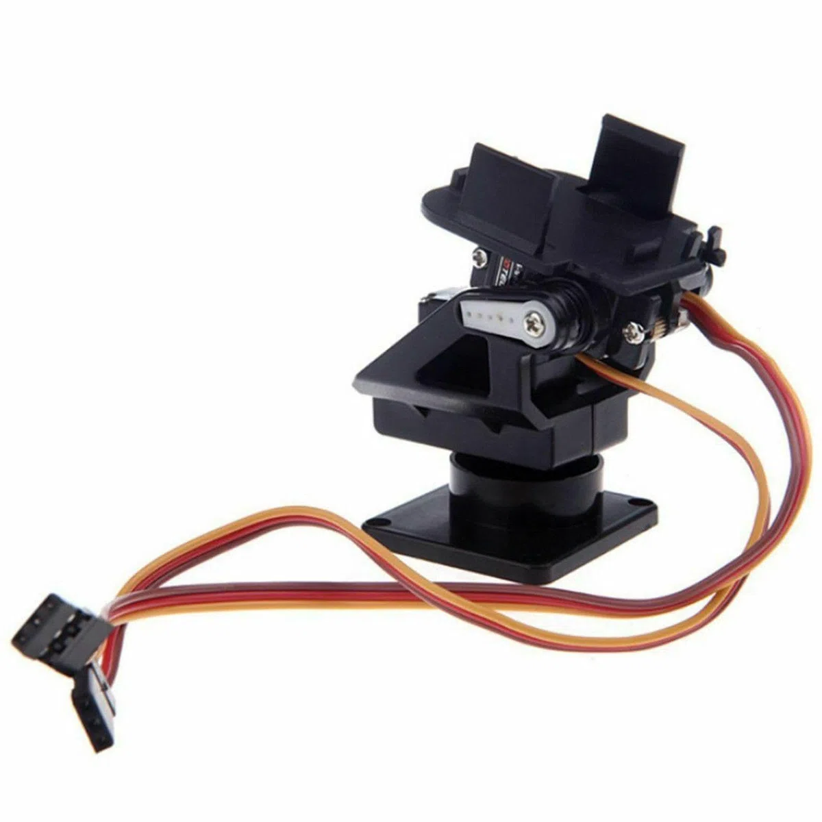 TECKEEN Staffa per Gimbal a 2 Assi con Servo PTZ Piattaforma per Telecamera Pan/Tilt Anti-Vibrazione Set di Supporti per Telecamera per Aerei, Robot, Auto con Servo da 9g