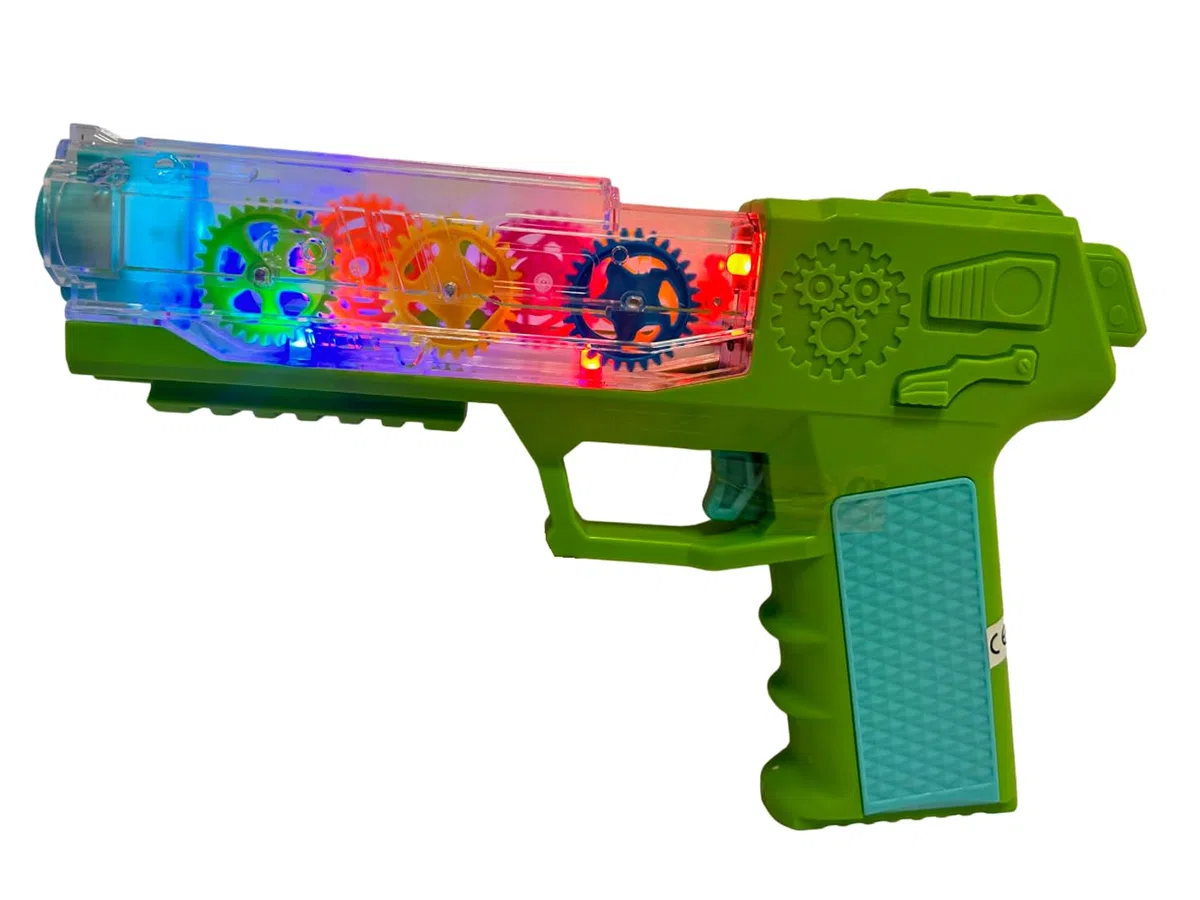 Pistola Giocattolo con Luci e Suoni Effetti Sonori e Proiettore Pistola Giocattolo Luci e Suoni Pistola Gioco per Bambini Fucile Giocattolo Mitra Gioco con Luci e Suoni Mitragliatrice Giocattolo