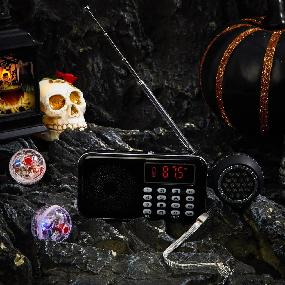 Spirit Box Kit Attrezzature con 2 LED Cat Ball 1 Spirit Box Altoparlante Paranormale Attrezzature Kit Ufficio Esterno
