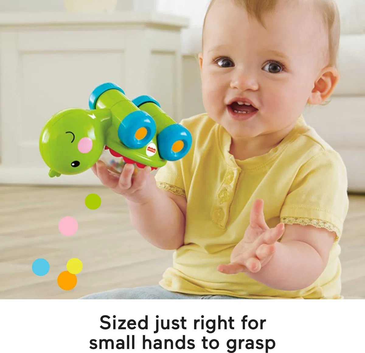 Fisher Price - Poppity Pop Pals, Modelli assortiti (Tartaruga, Gatto, Elefante, Ippopotamo)