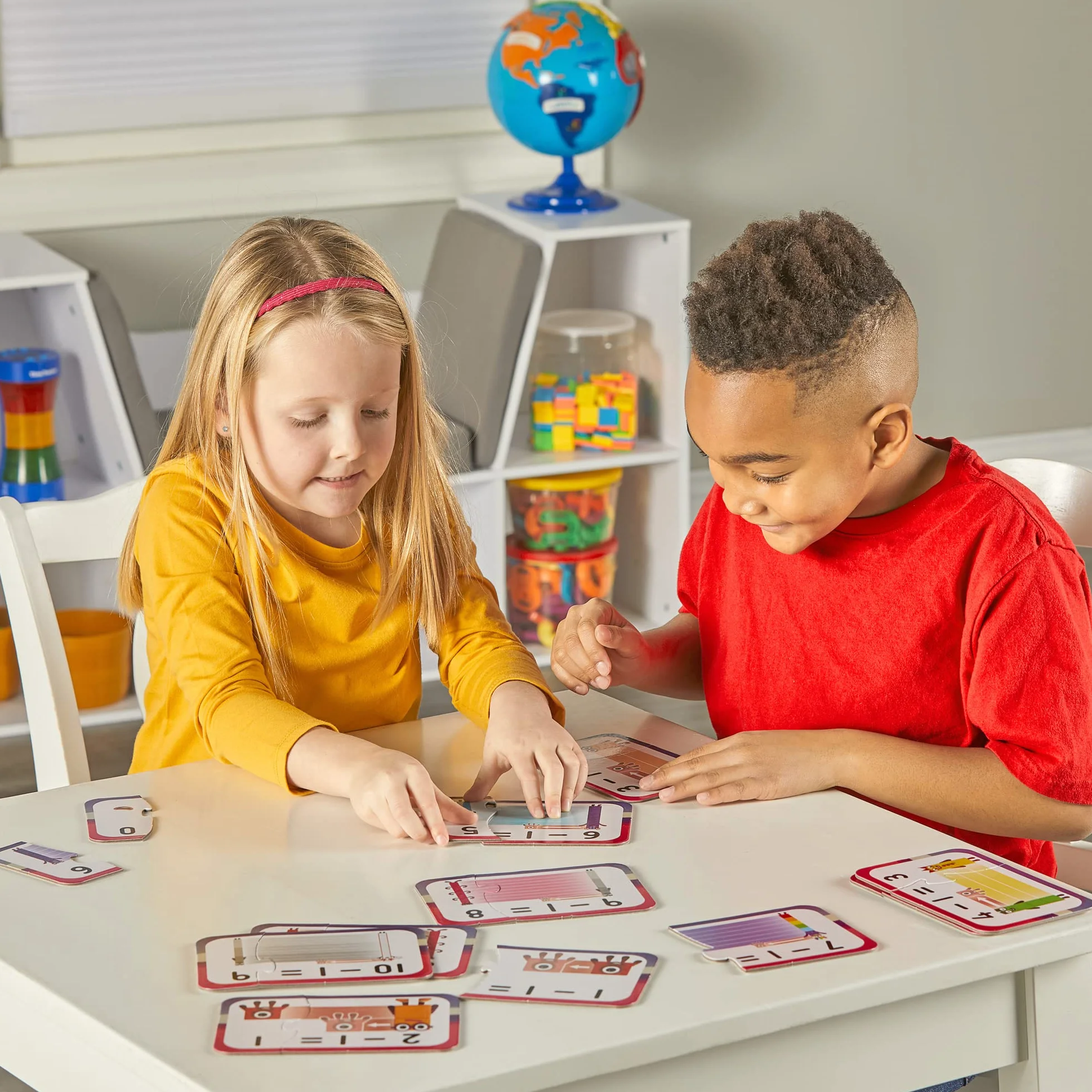 Learning Resources- Set Addizione e Sottrazione Numberblocks, matematico, 20 didattici in Una Confezione, Puzzle a 2 Pezzi, dai 3 Anni in avanti, Multicolore, HM95402-UK