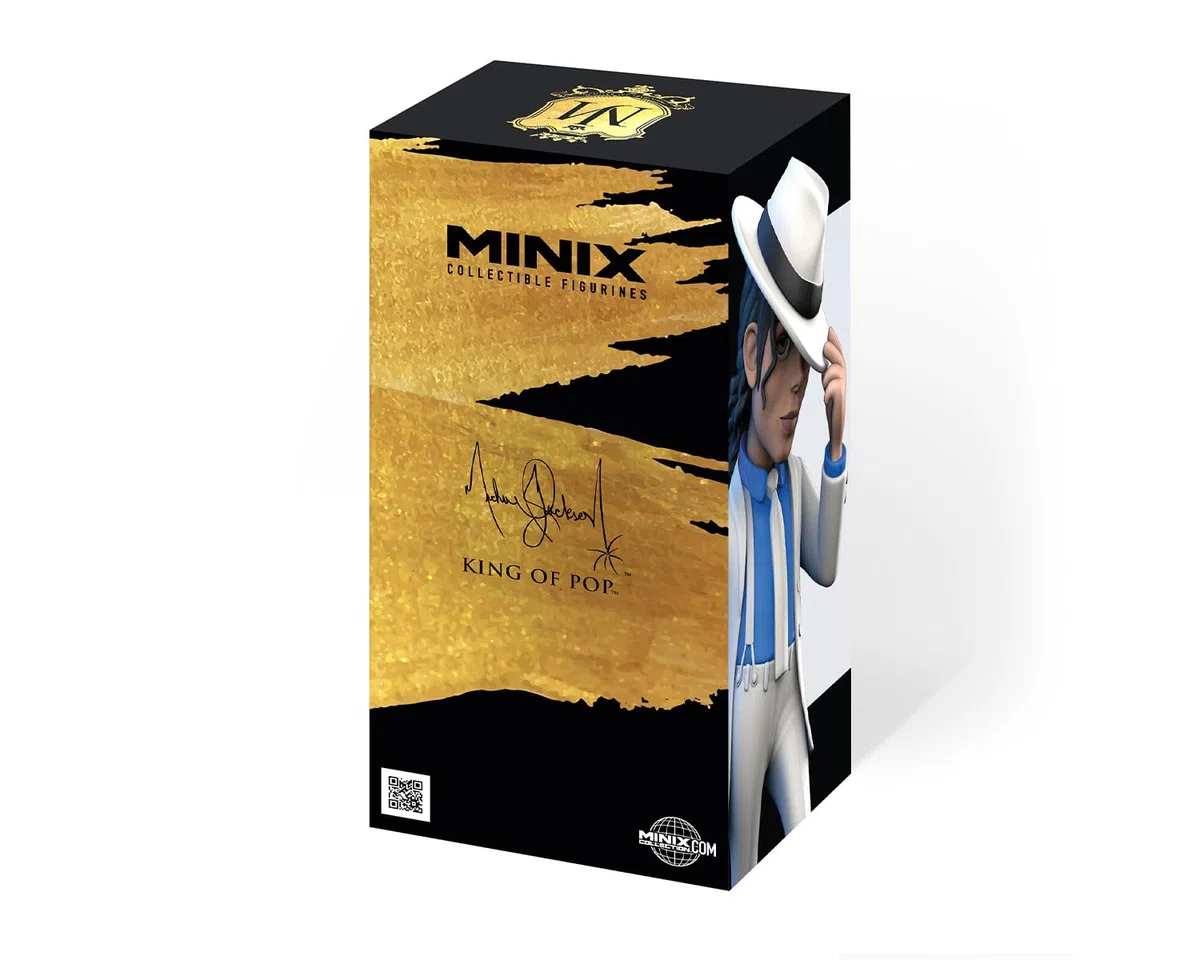 MINIX Collectible Figurines Bandai Michael Jackson, collezione 12 cm, collezione per esposizione, idea regalo, giocattoli per bambini e adulti, fan della musica (MN16228)