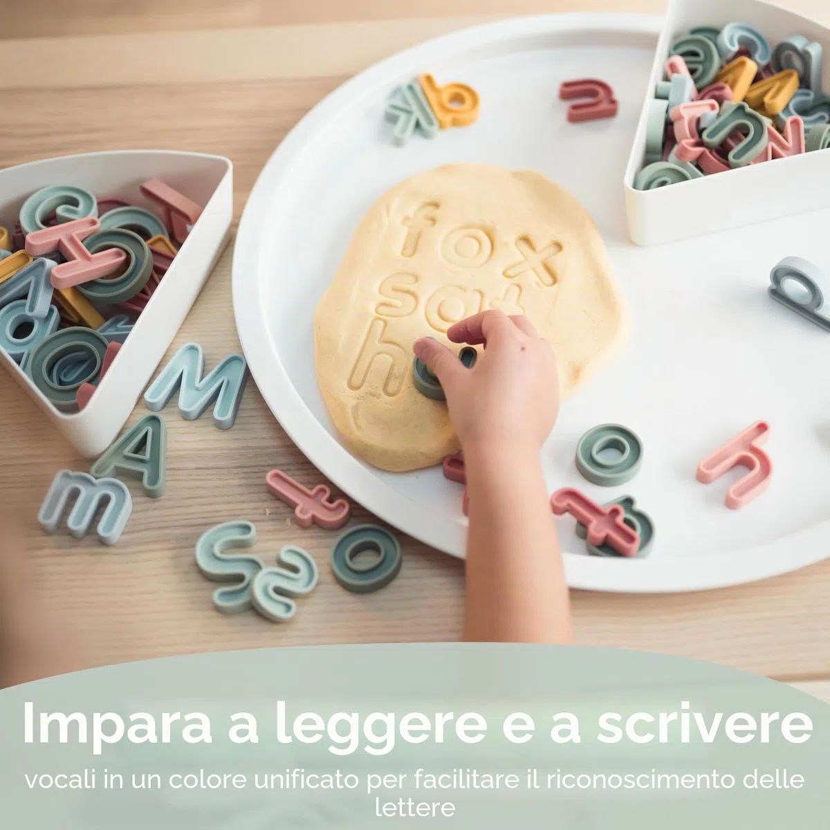 Inspire My Play Lettere dell'alfabeto per Bambini Giochi ABC per Bambini dai 3 Anni - Lettere per Giochi sensoriali e disordinati