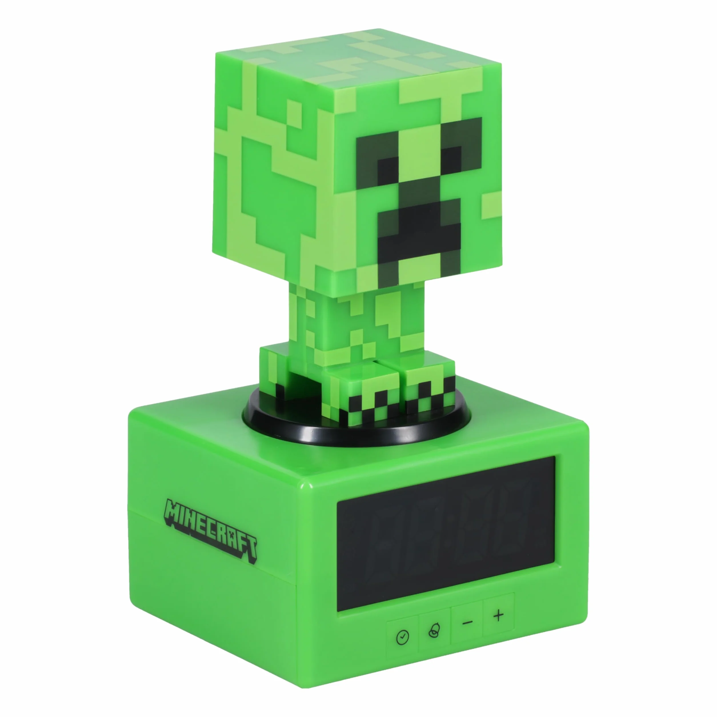 Paladone Sveglia Creeper Minecraft - Icona Ufficiale con Musica di Minecraft & Luce Notturna per Bambini & Adolescents, Accessorio per Stanza di Gioco, Regalo Novità per Fan Minecraft