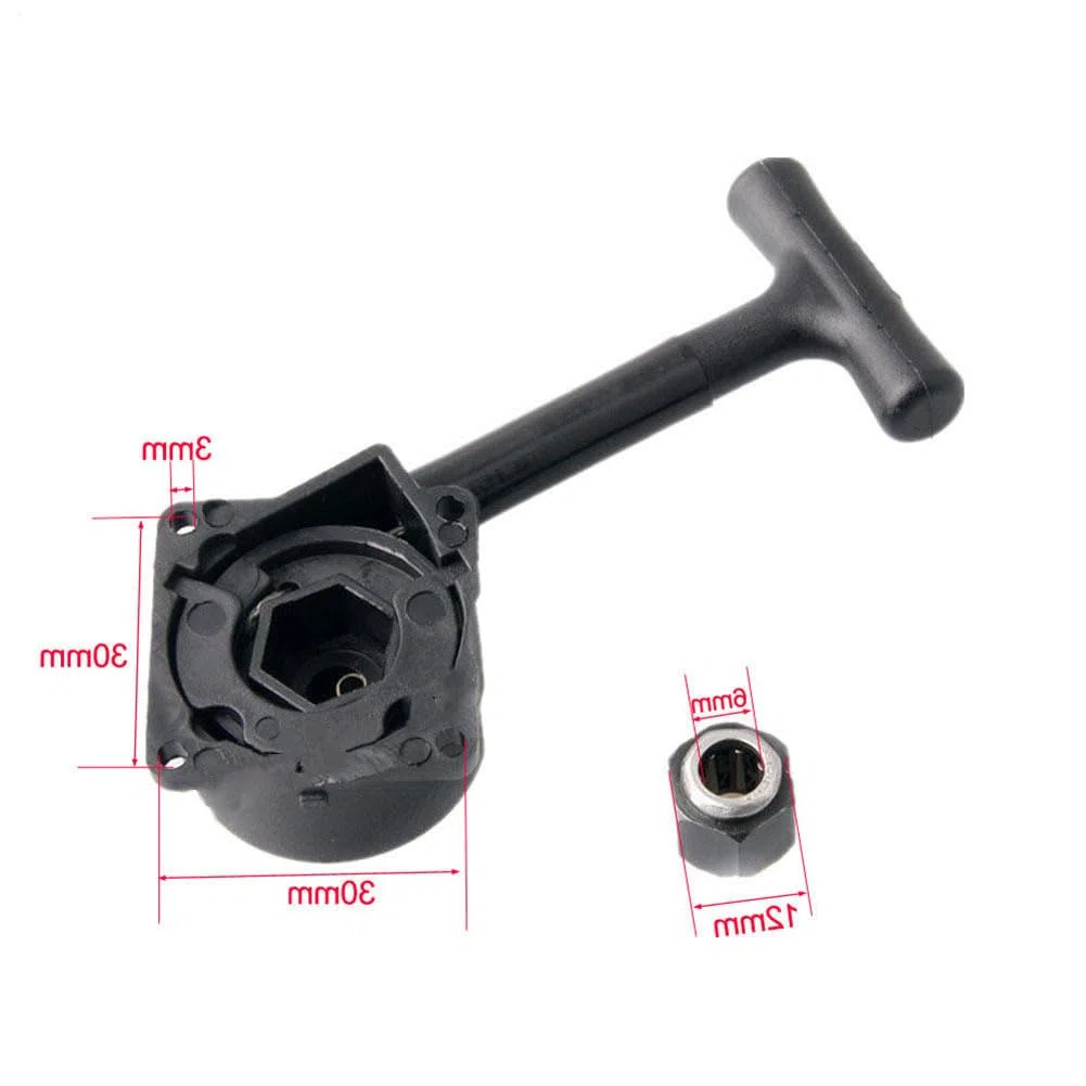 Starter Kit di avviamento a Strappo, Kit di avviamento per Motore RC 1/10 R025 R020 Hsp .18 VX, Montaggio Manuale per Sostituzione di di Ricambio per Telecomando Auto e Camion