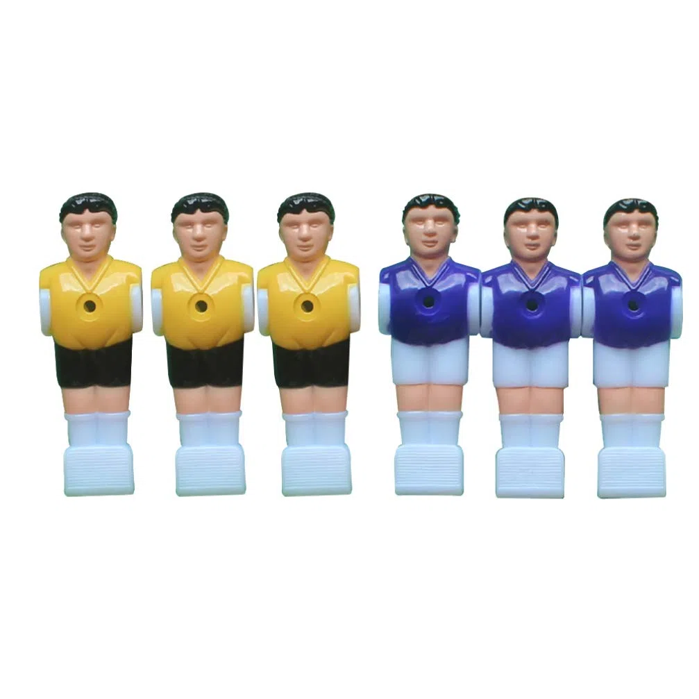 LIOOBO 6 Pezzi di Ricambio per Giocatore di Calcio Balilla da Tavolo da Uomo Pezzi di Ricambio da Giocatore di Calcio da Tavolo