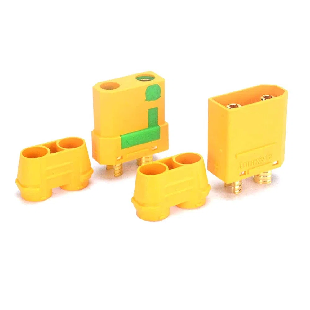 5Paia Amass Anti-Scintilla XT90S XT90-S XT90 Connettore Maschio Femmina Adattatore per Batteria ESC e Caricatore Cavo per RC Auto Camion Drone Quadcopter Brushless Motor FPV Batteria