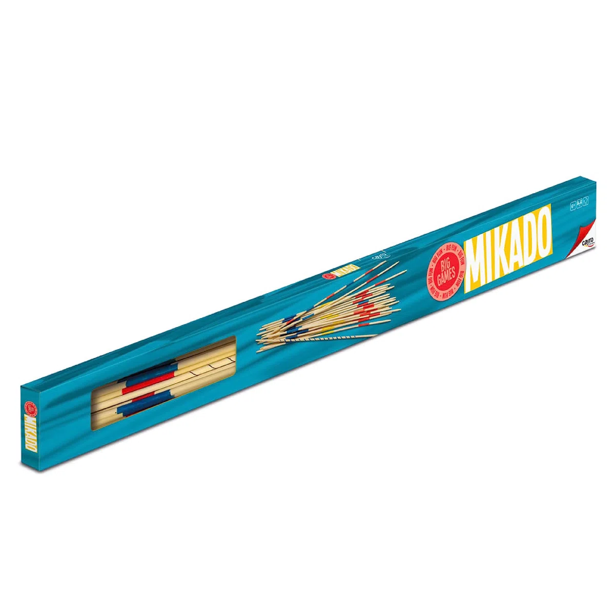 Cayro - Gioco Mikado Gigante - 26 Pezzi - Ideale Per Giocare All'Aperto - Pezzi In Legno Per Tutte Le Età - Include Borsa Per Il Trasporto - Concentrazione E Abilità