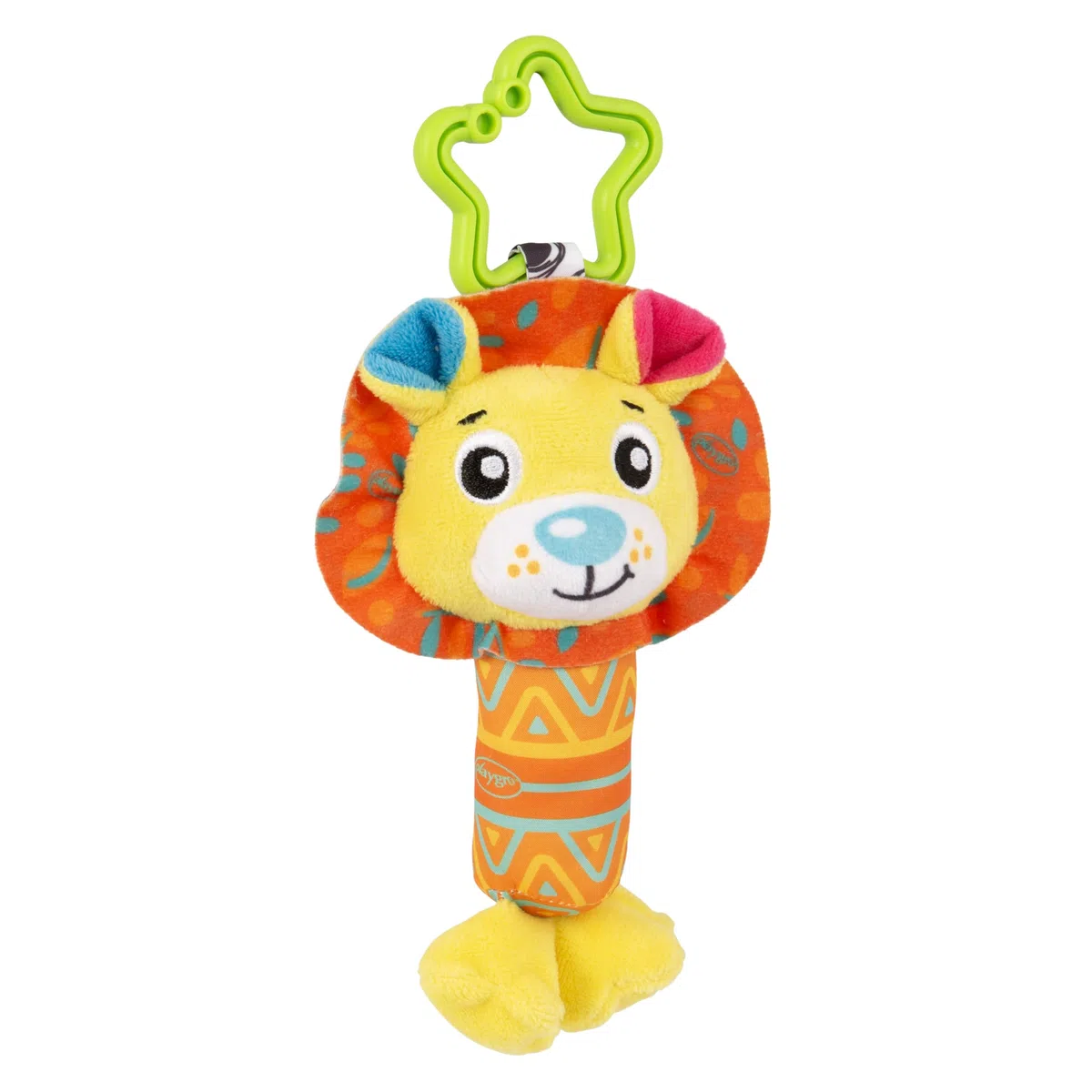 Playgro Trio di Pupazzi da Appendere, Con Tintinnio, Sonaglio e Campanellina integrati, A Partire dalla Nascita, Multicolore, 40193