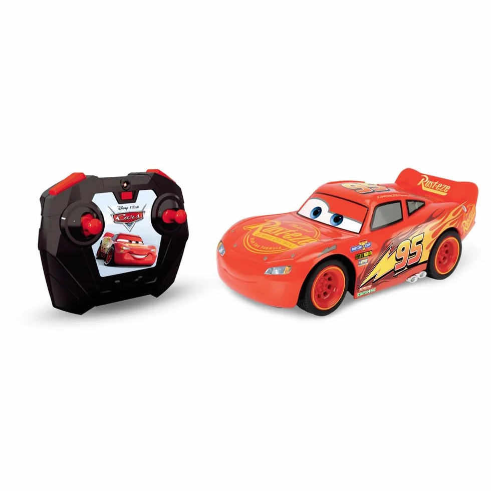 Dickie Toys - Radicomando di Cars Saetta Mc Queen 1:24, 17 cm, +4 anni, 203084038