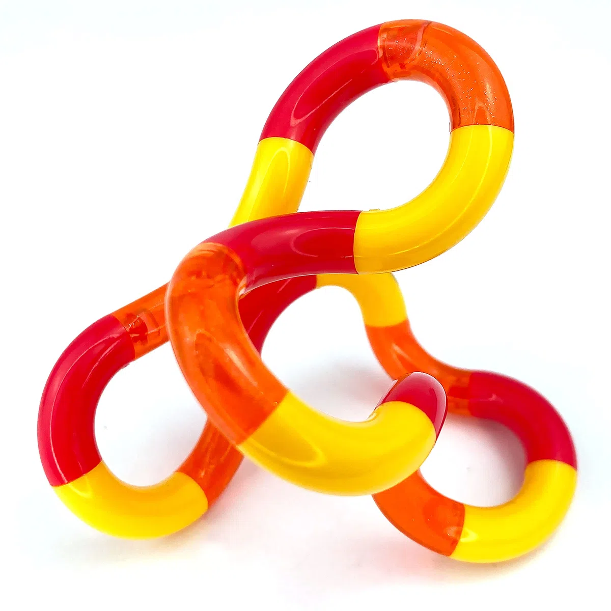 TANGLE Jr Classic (ciliegia) - Genuine Fidget Toys sensoriale - Twisty Fidget Toy Tangle Fidgets per bambini e adulti - Fidget Toy per la scuola - Regalo per adolescenti e adulti