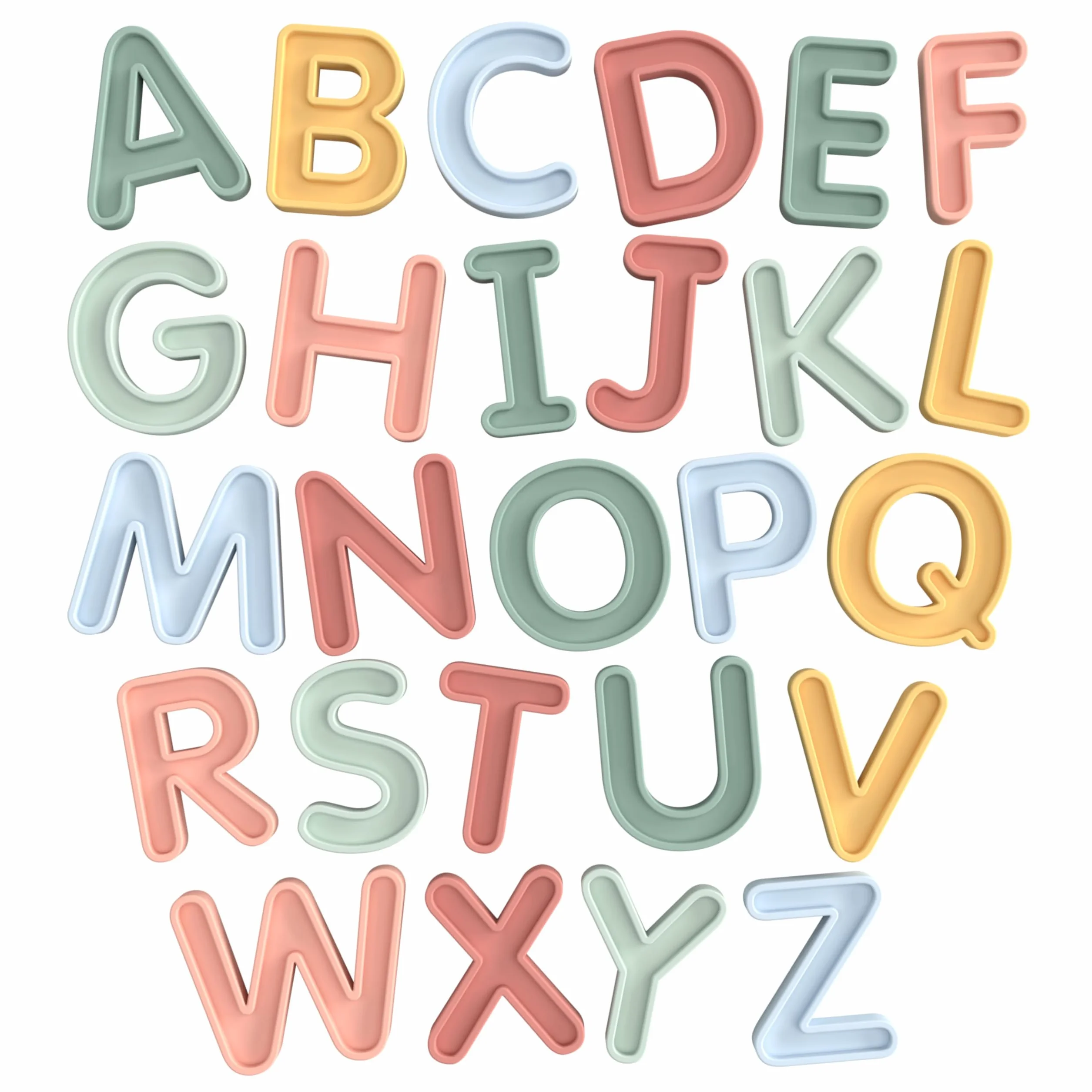 Inspire My Play Lettere dell'alfabeto per Bambini Giochi ABC per Bambini dai 3 Anni - Lettere per Giochi sensoriali e disordinati