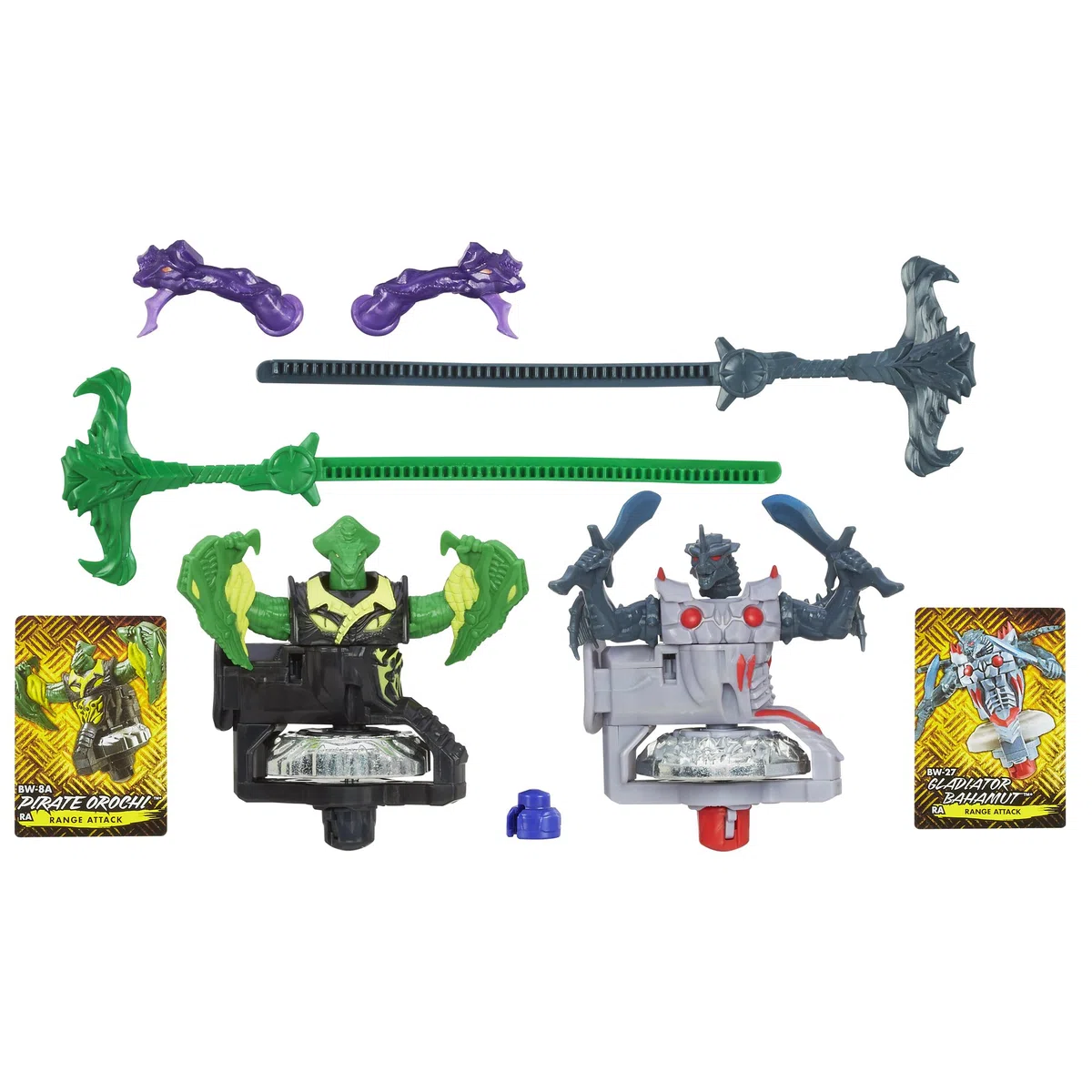 Beyblade Shogun Steel BeyWarriors Dark vs. Water Element by