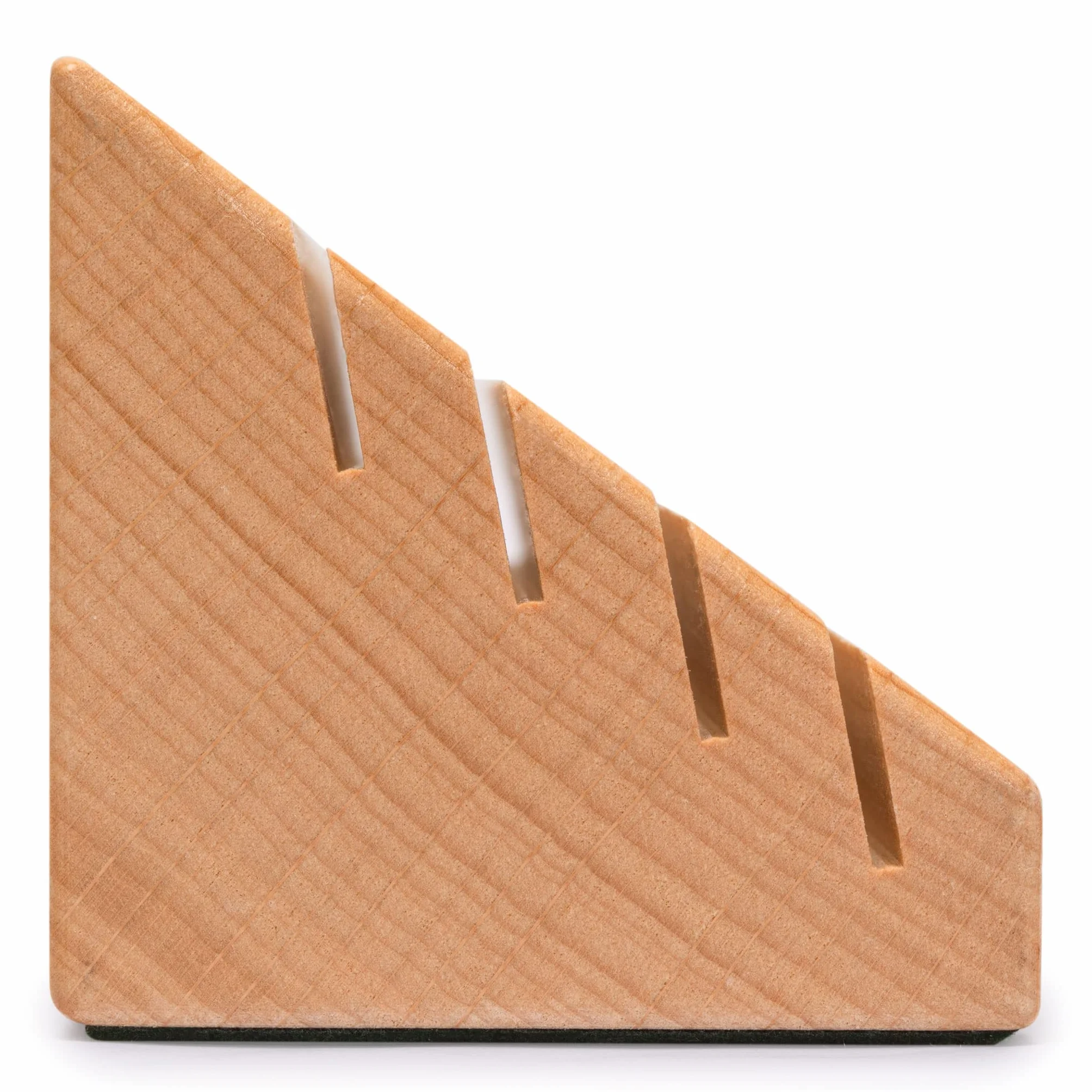 Yellow Mountain Imports Porta-carte da gioco in legno massello di faggio di dimensioni standard - Set di 2 organizzatori di carte