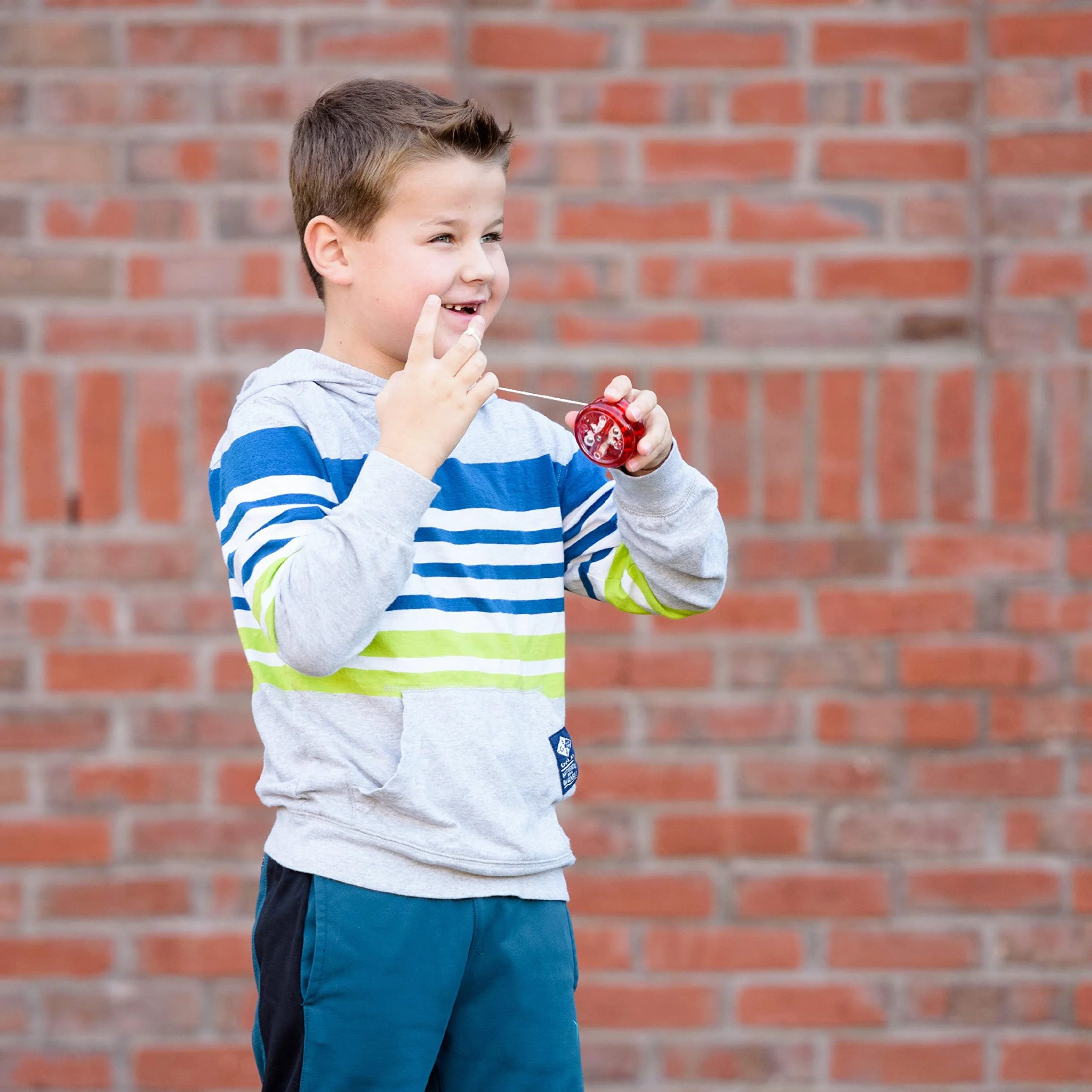 Yomega The Original Brain - Yoyo Professionale per Bambini e Principianti, Risposta reattiva Automatica Yo Yo Migliore per Fare acrobazie Incluso di Ben 2 Corde Extra (blu)