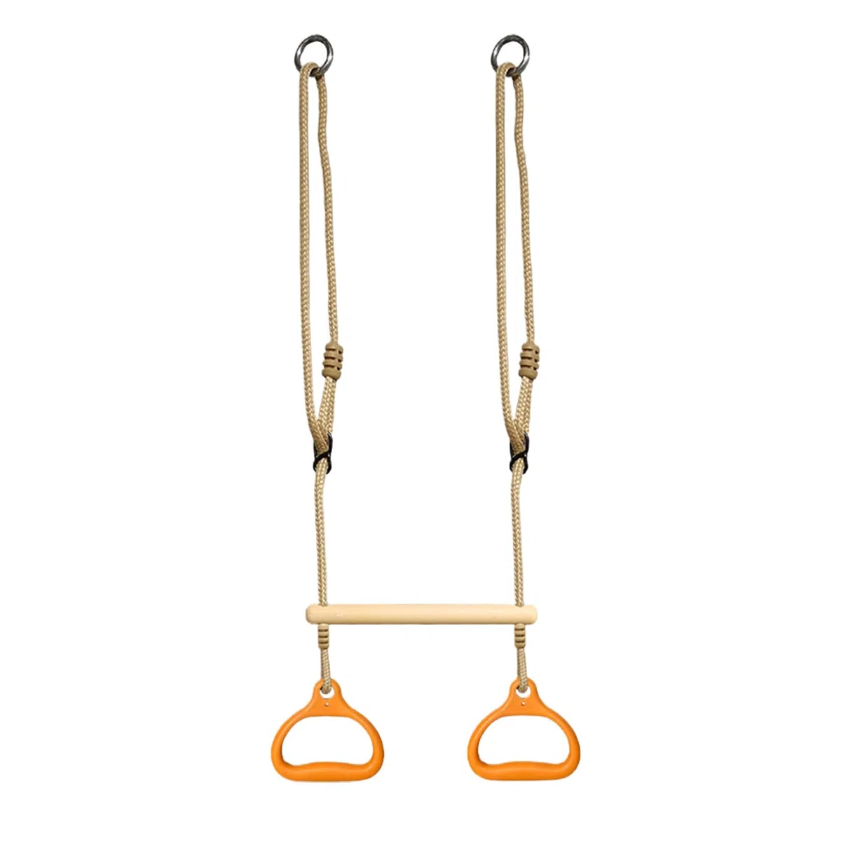 Trapeze Swing | 57.09 pollici di anelli di attrezzatura da palestra | Anelli appesi all'esercizio con cinturini | Gioco sensoriale stabile regolabile portatile per bambini adulti cortile da gioco este