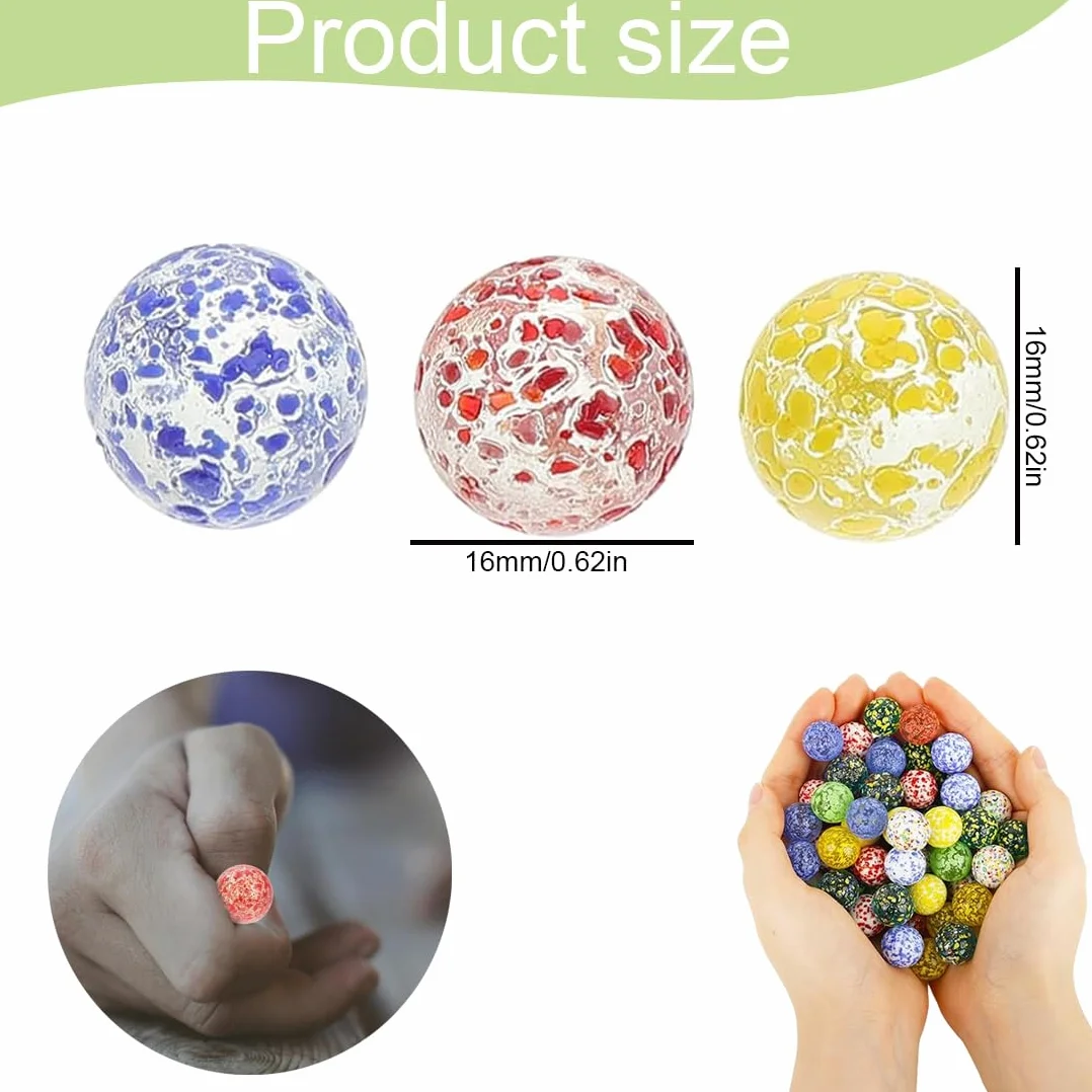 20 biglie di vetro colorate, sfere di vetro luminose per la decorazione della casa e progetti fai da te